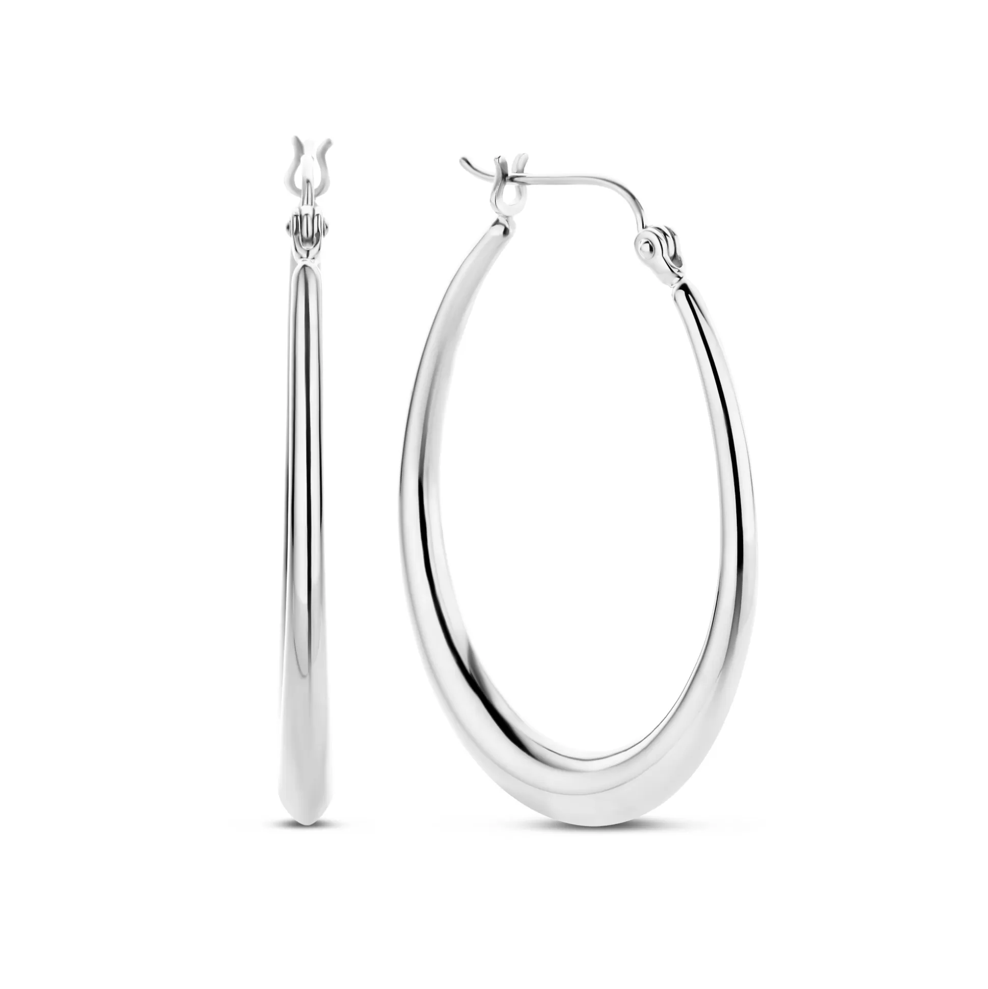 Discount Bibbiena Poppi Casentino Creoli In Argento Sterling 925 Orecchini