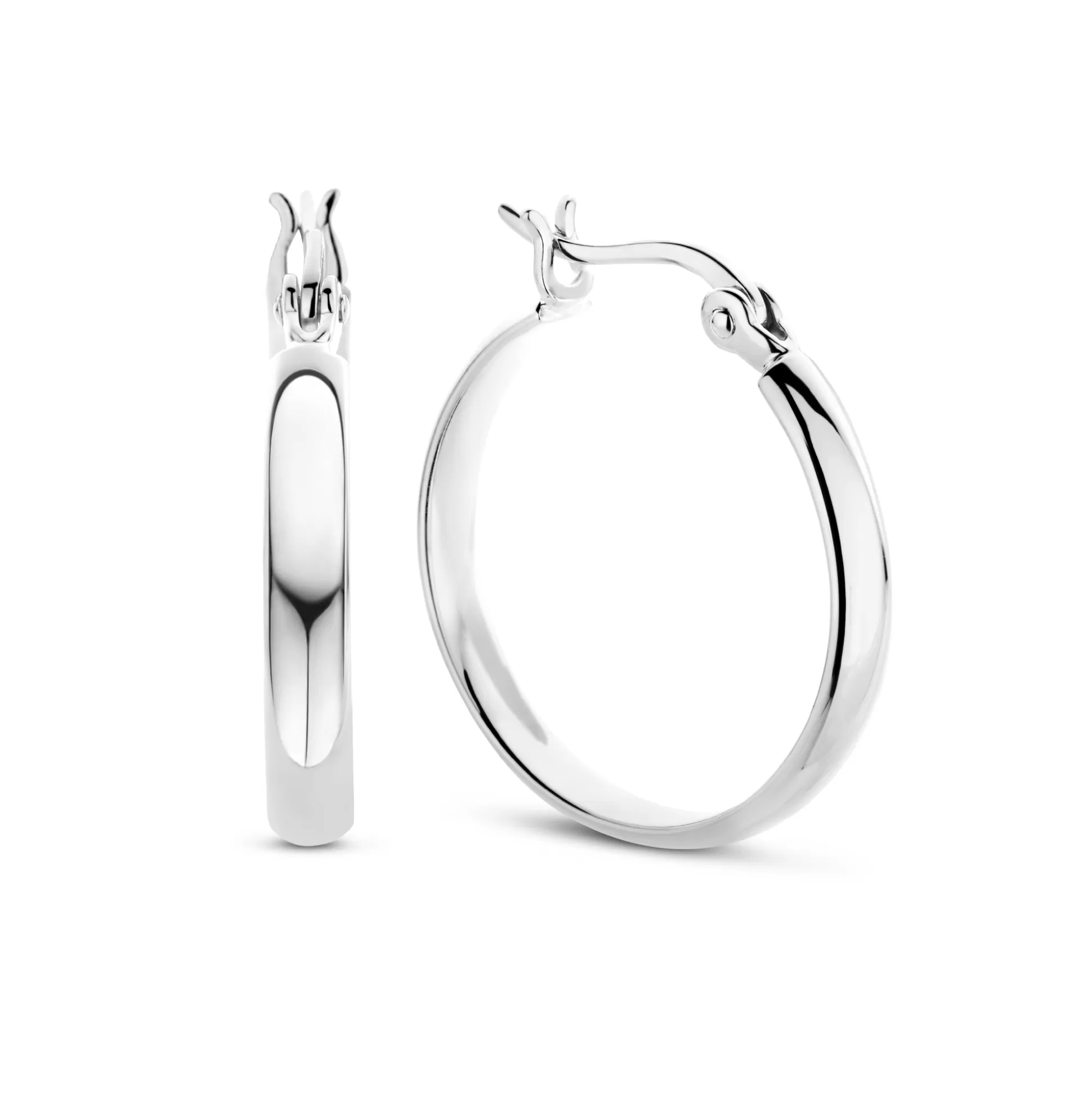 New Bibbiena Poppi Casentino Creoli In Argento Sterling 925 Orecchini