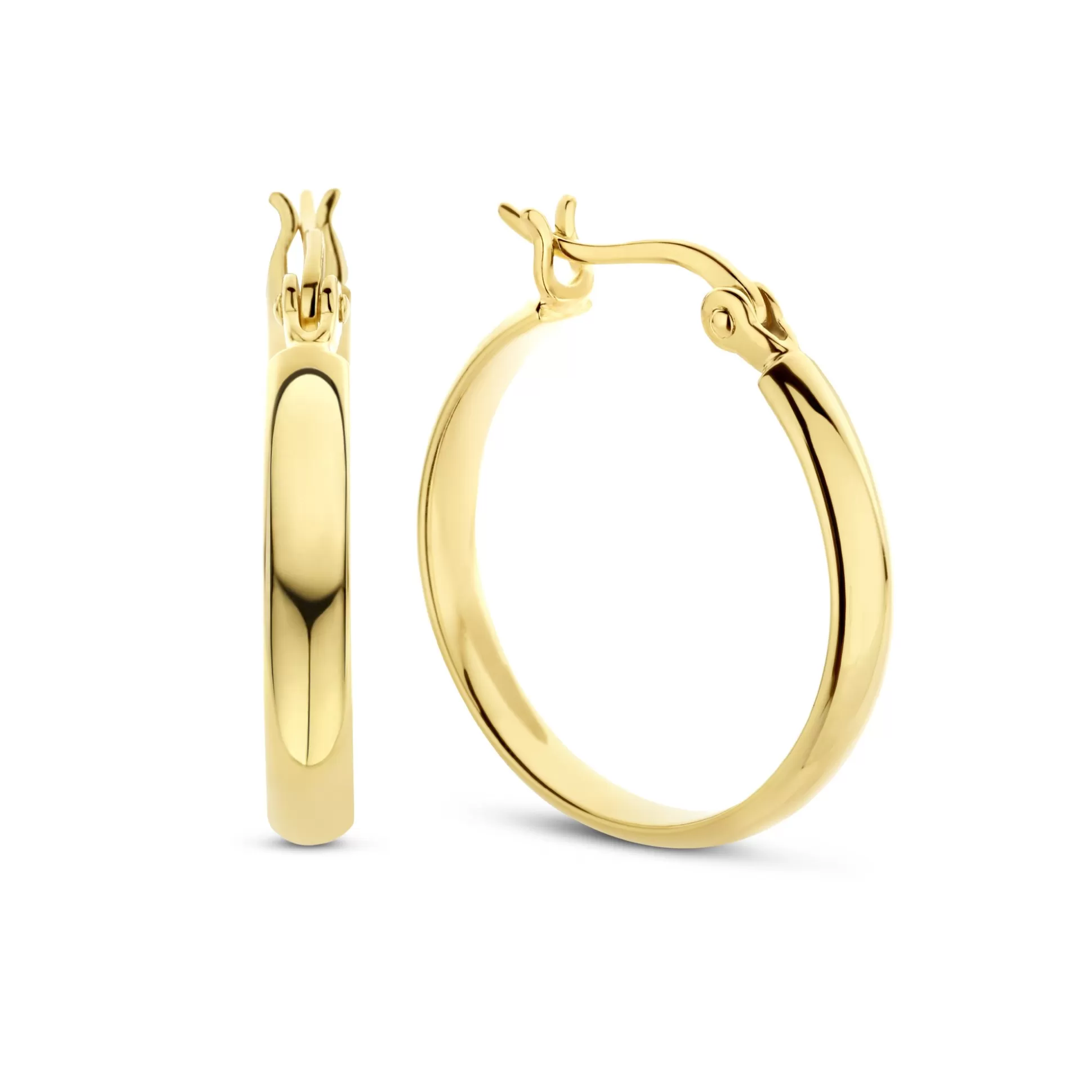 Best Sale Bibbiena Poppi Casentino Creoli In Argento Sterling 925 Placcati Oro Orecchini