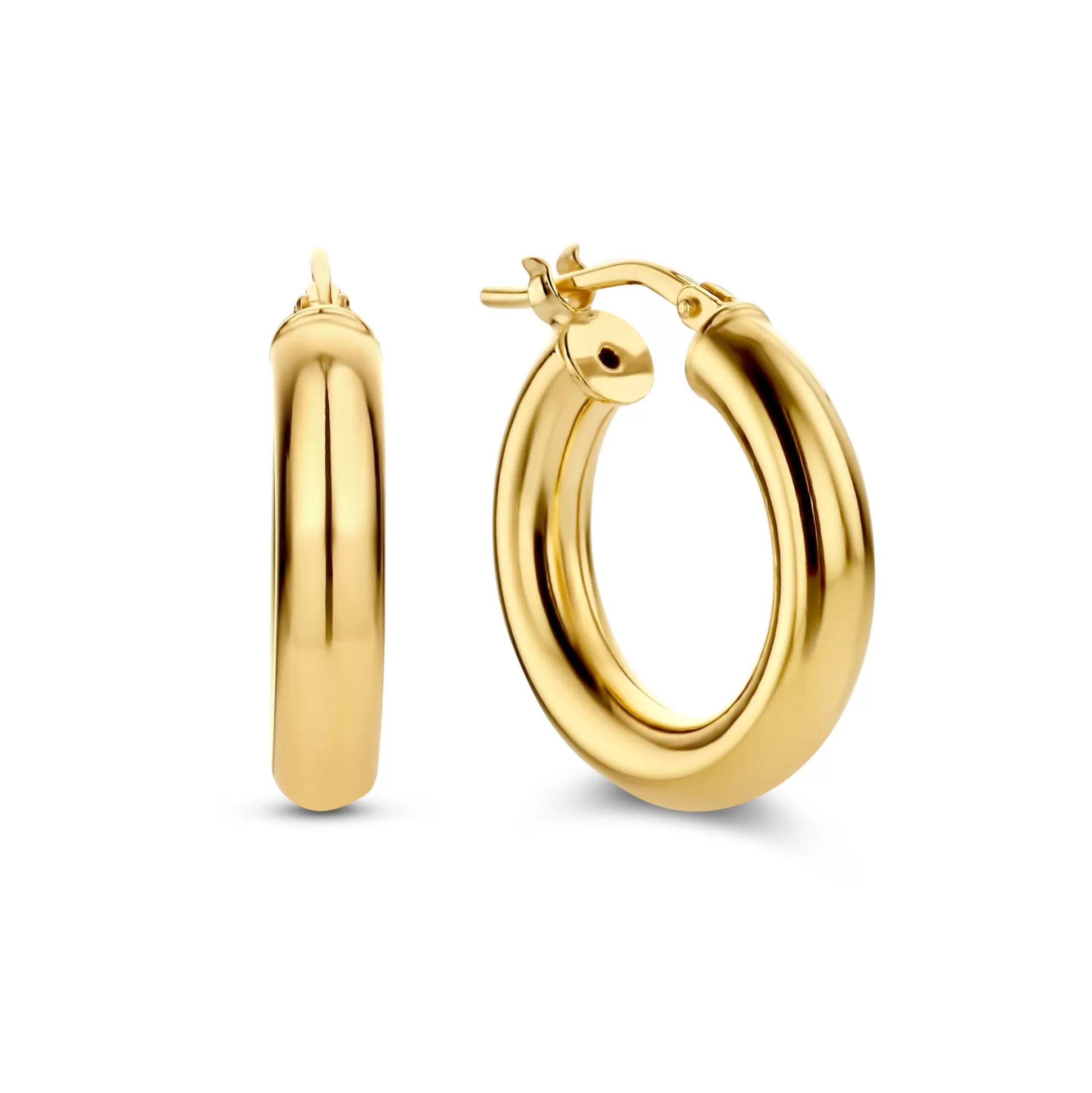 Sale Bibbiena Poppi Casentino Creoli In Argento Sterling 925 Placcati Oro Con Placcatura In Oro 14 Carati Orecchini