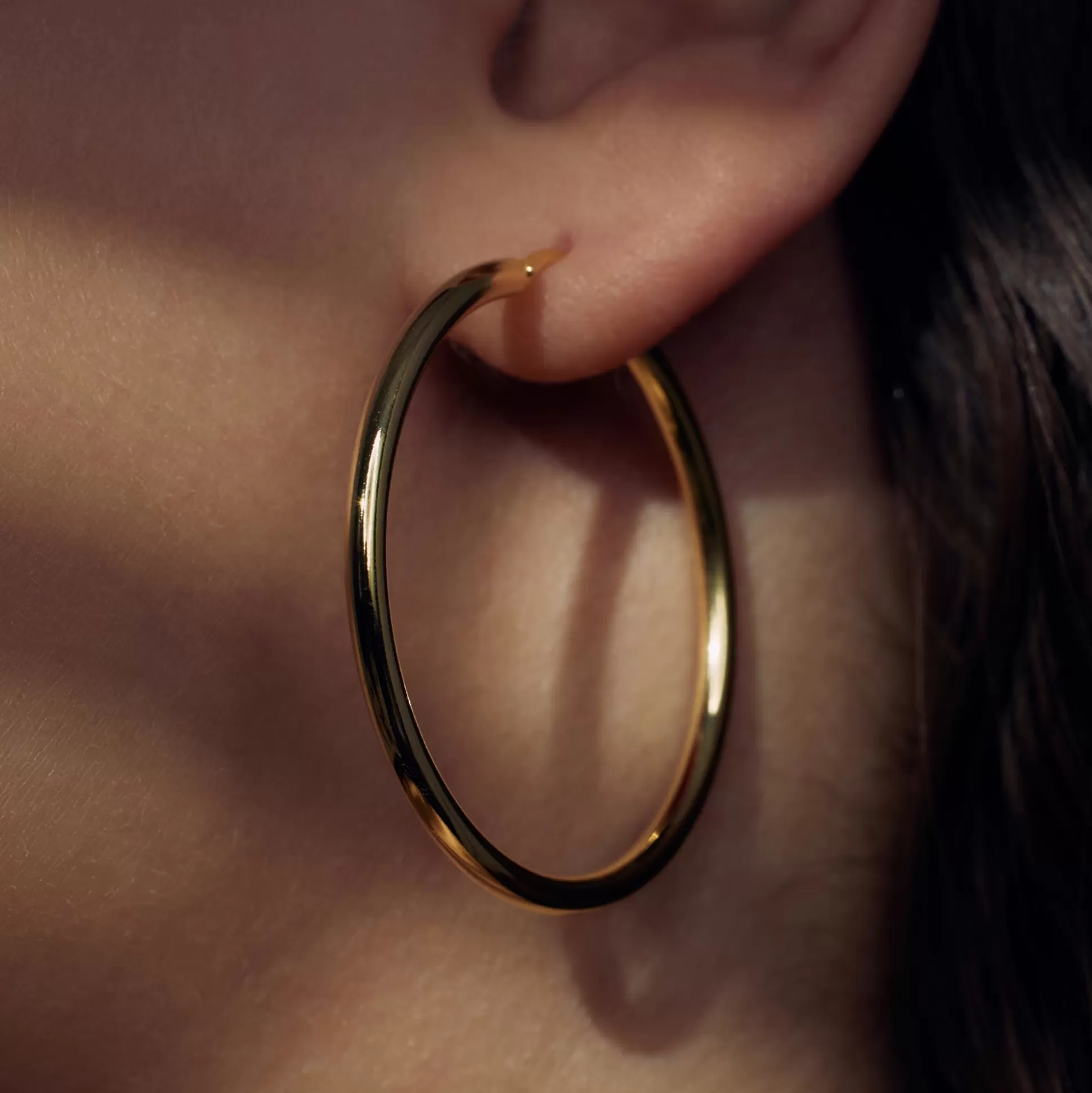 New Bibbiena Poppi Casentino Creoli In Argento Sterling 925 Placcati Oro Con Placcatura In Oro 14 Carati Orecchini