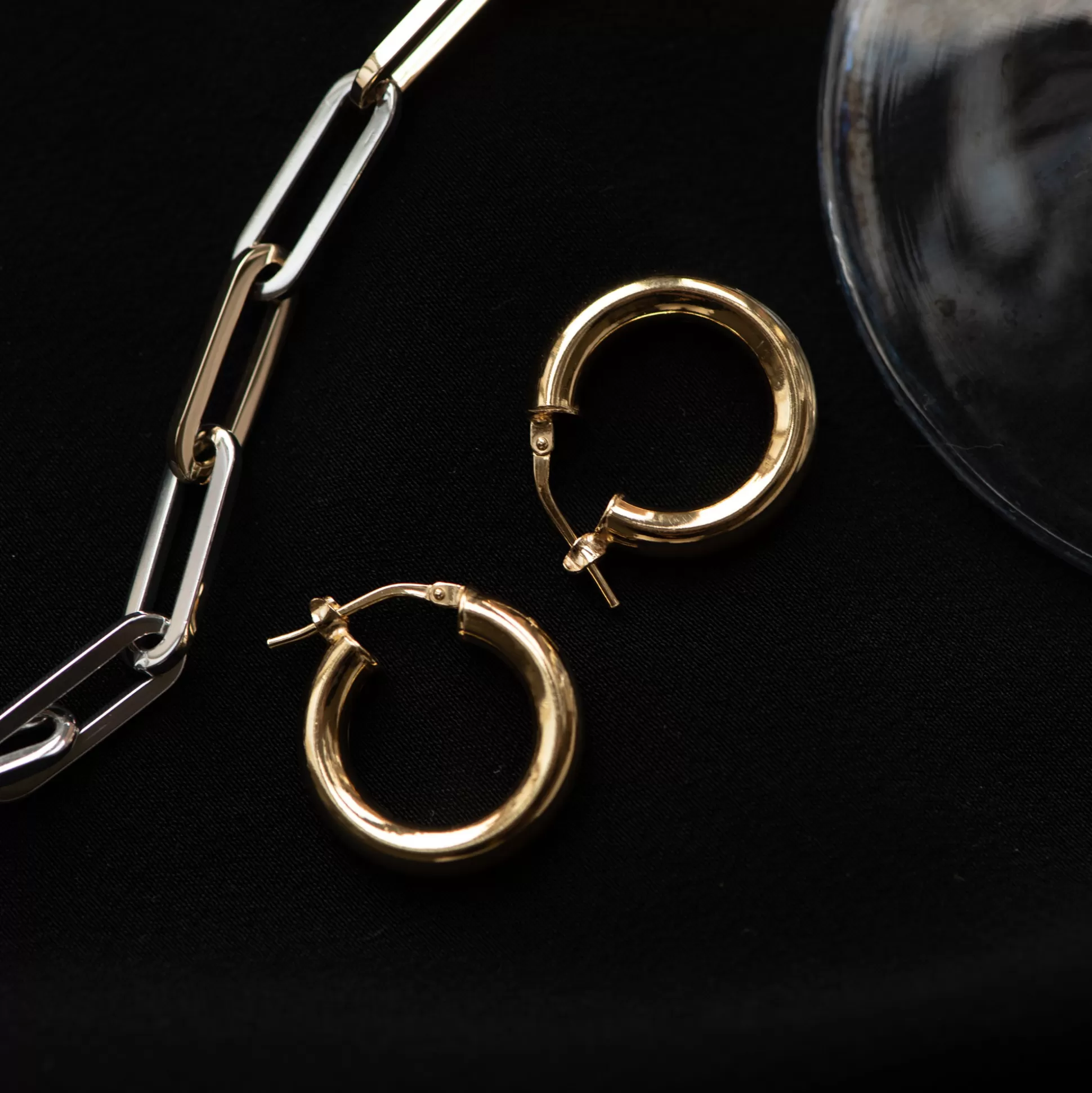 Sale Bibbiena Poppi Casentino Creoli In Argento Sterling 925 Placcati Oro Con Placcatura In Oro 14 Carati Orecchini