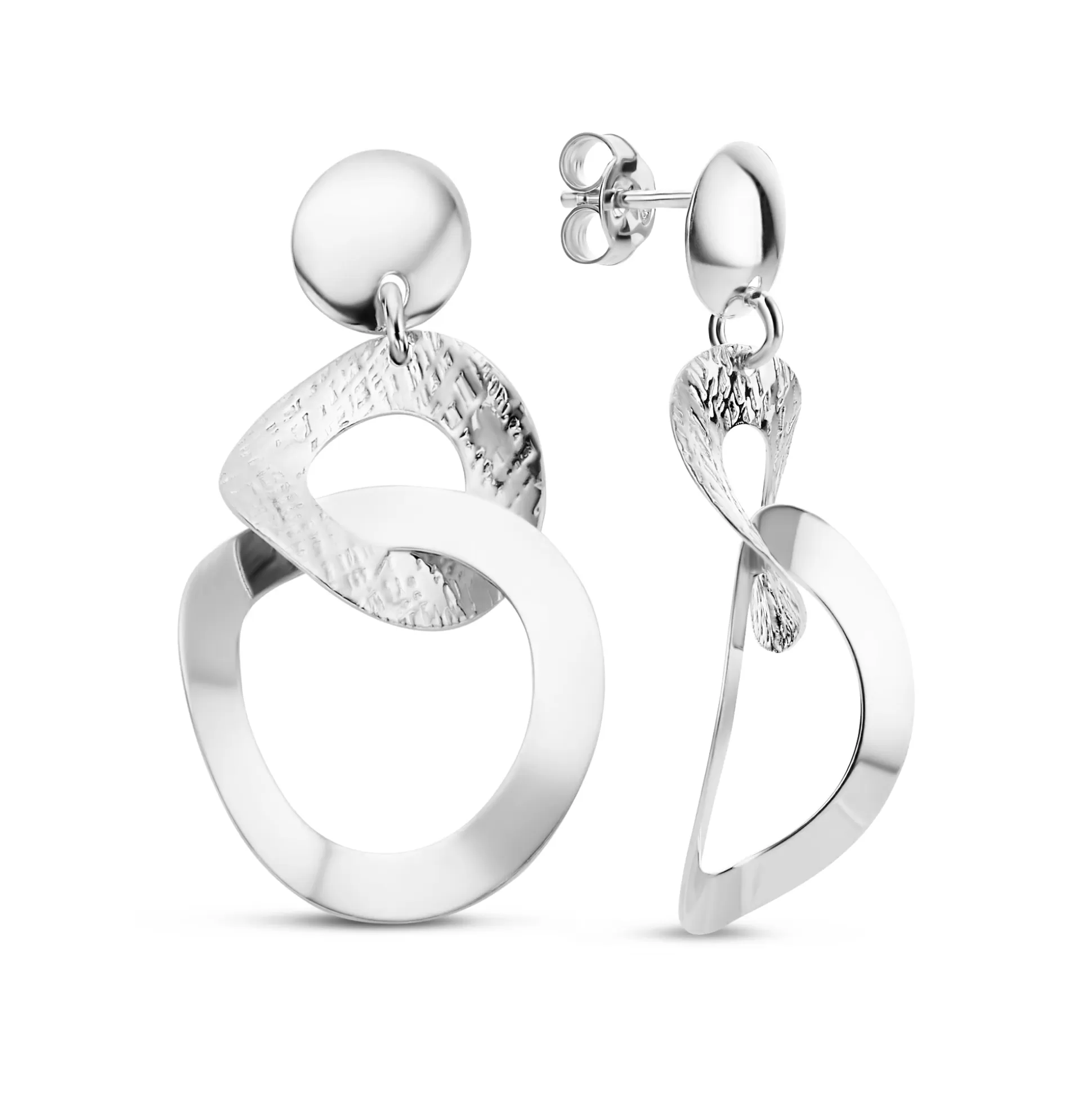 Store Bibbiena Poppi Madonna Orecchini Pendenti In Argento Sterling 925 Orecchini