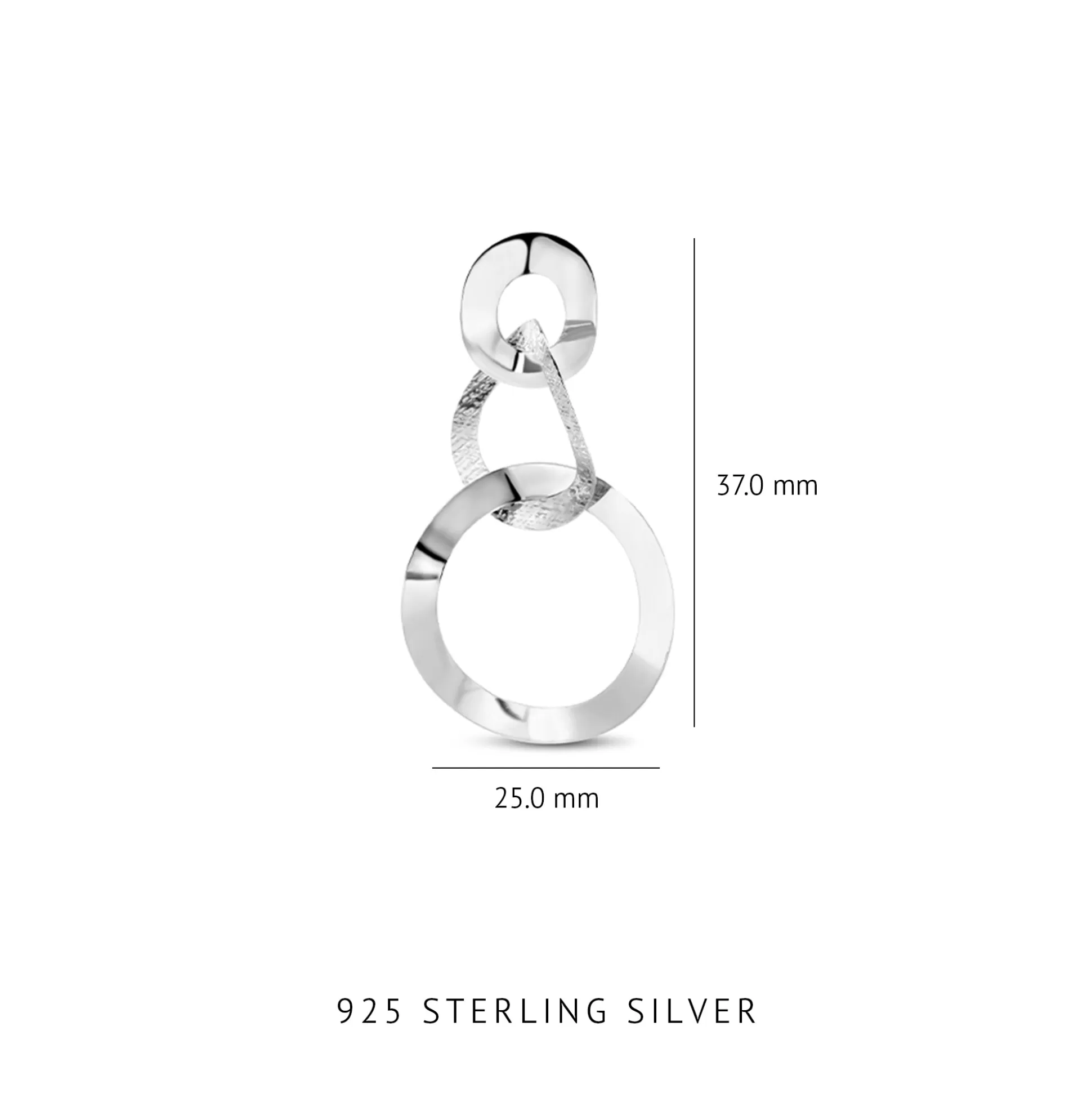 Flash Sale Bibbiena Poppi Madonna Orecchini Pendenti In Argento Sterling 925 Orecchini