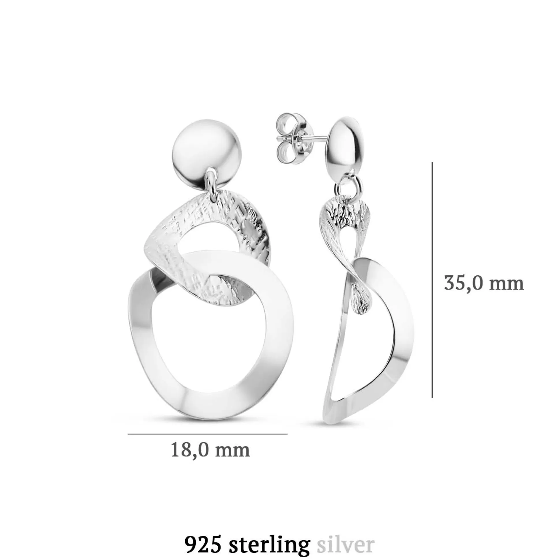 Store Bibbiena Poppi Madonna Orecchini Pendenti In Argento Sterling 925 Orecchini
