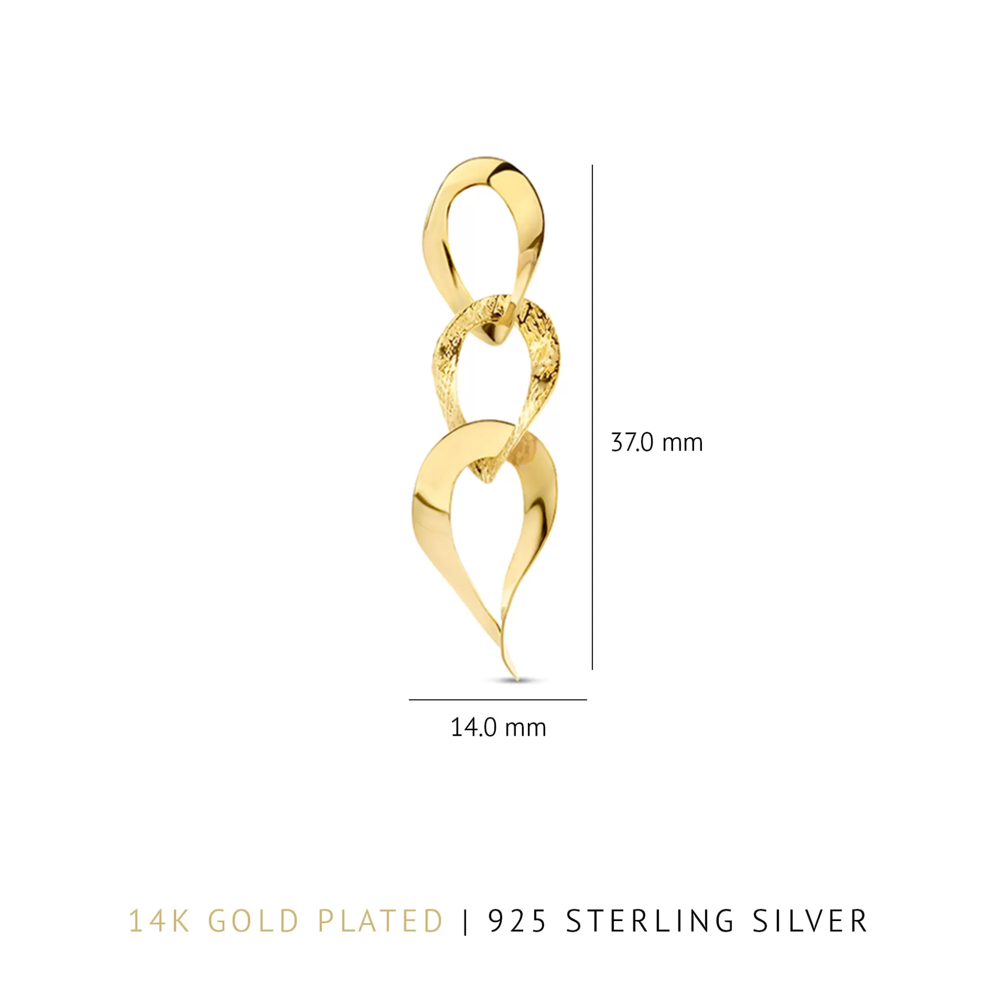 Best Bibbiena Poppi Madonna Orecchini Pendenti In Argento Sterling 925 Placcati Oro Con Placcatura In Oro 14 Carati Orecchini