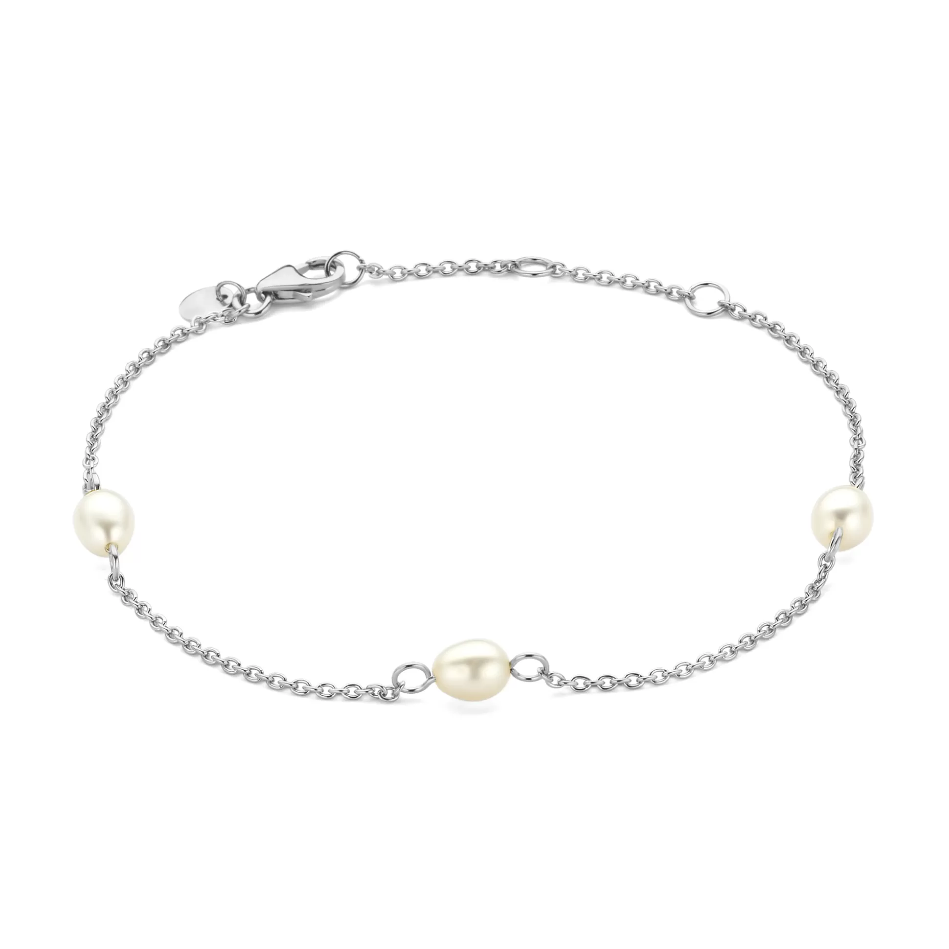 Store Brioso Cortona Ambra Bracciale In Argento Sterling 925 Con Perle D'Acqua Dolce Bracciali