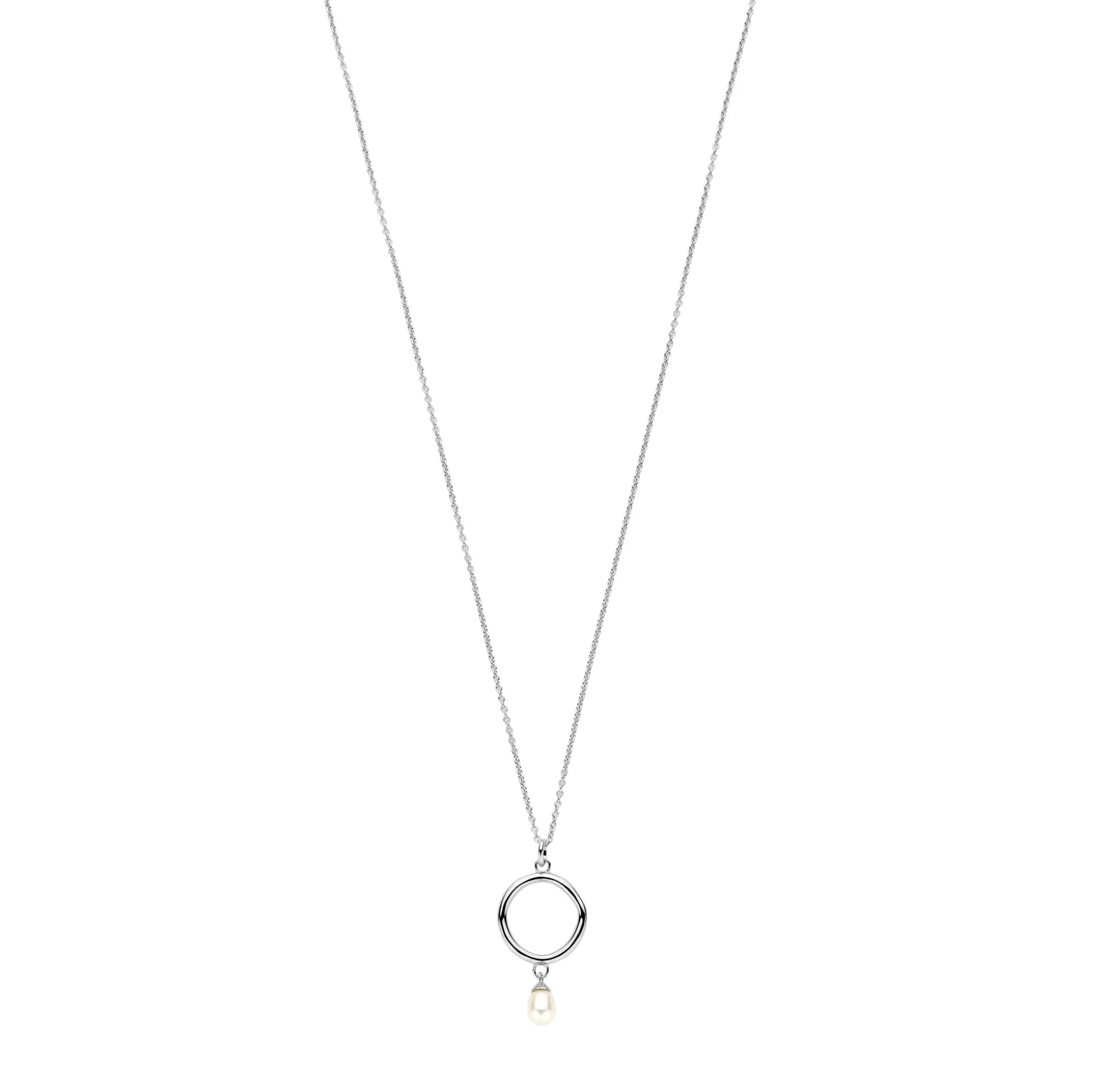 Cheap Brioso Cortona Ambra Collana In Argento Sterling 925 Con Perla D'Acqua Dolce Collane