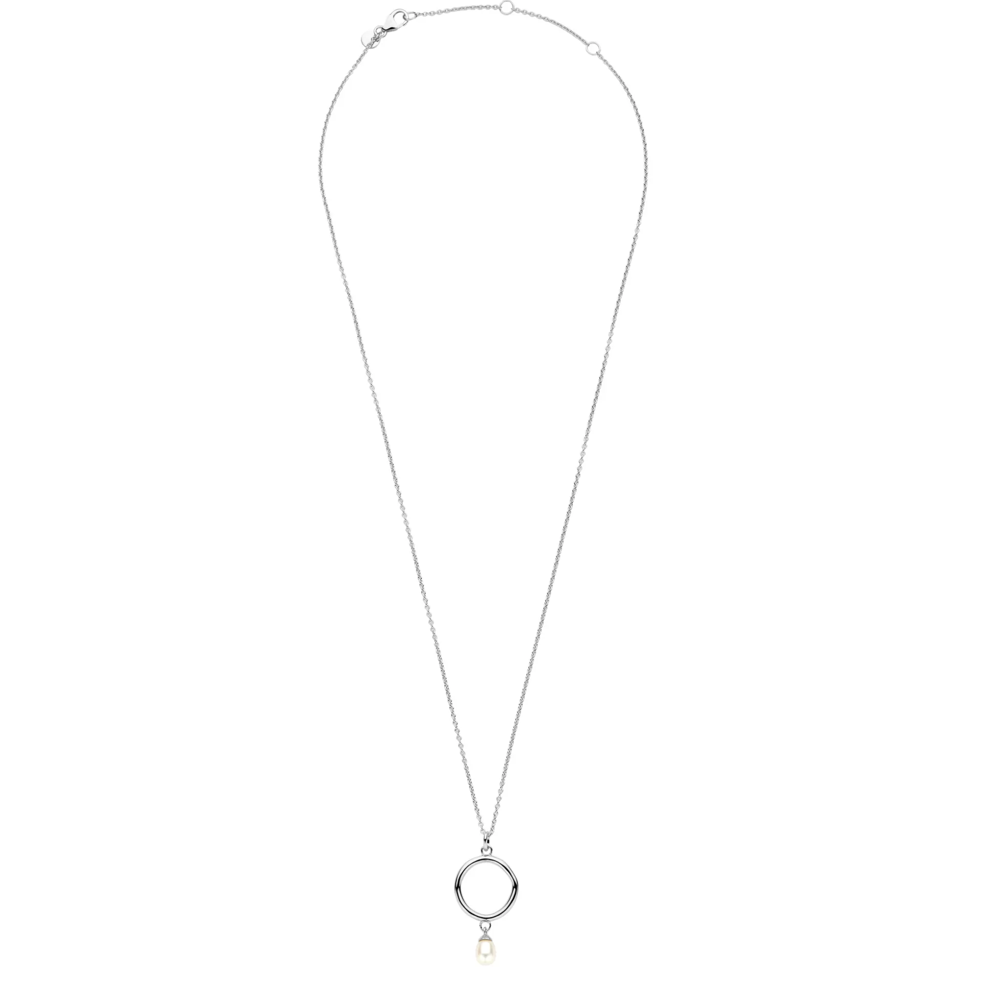 Cheap Brioso Cortona Ambra Collana In Argento Sterling 925 Con Perla D'Acqua Dolce Collane