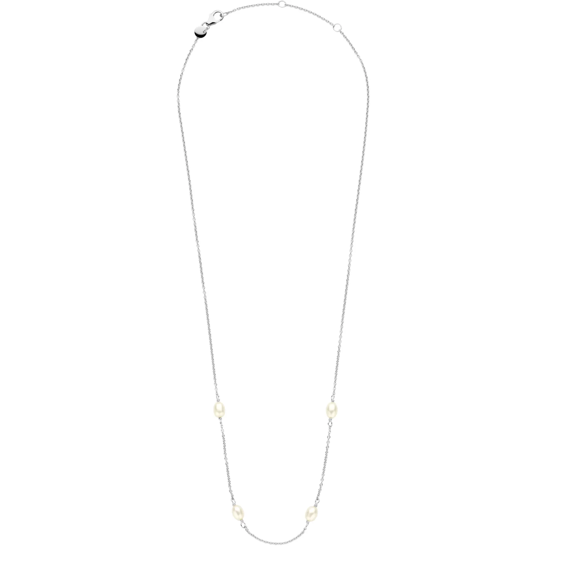 Store Brioso Cortona Ambra Collana In Argento Sterling 925 Con Perle D'Acqua Dolce Collane