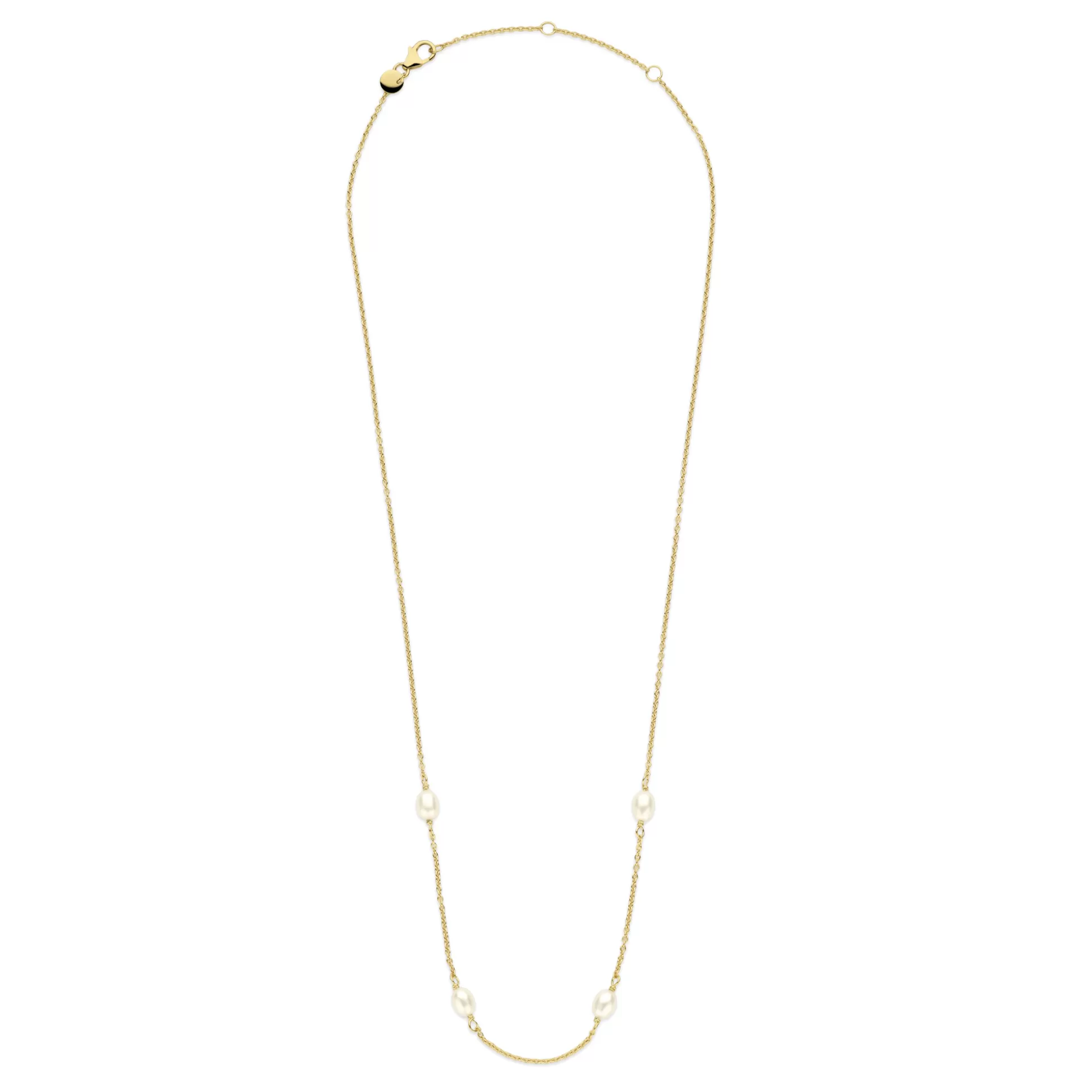 Cheap Brioso Cortona Ambra Collana In Argento Sterling 925 Placcata Oro Con Perle D'Acqua Dolce Collane