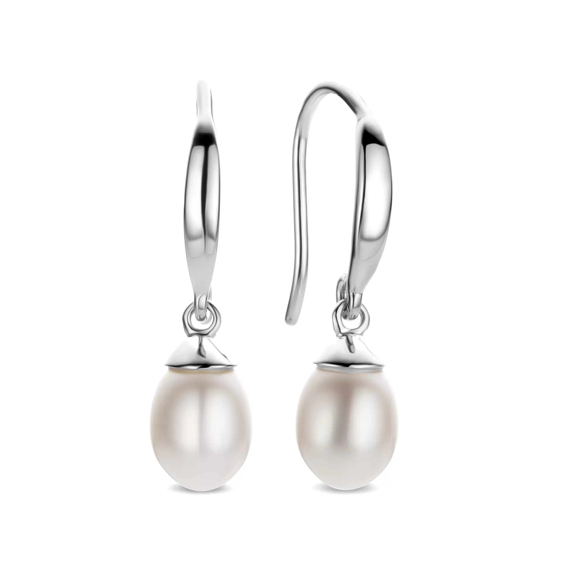 Online Brioso Cortona Ambra Orecchini Pendenti In Argento Sterling 925 Con Perla D'Acqua Dolce Orecchini