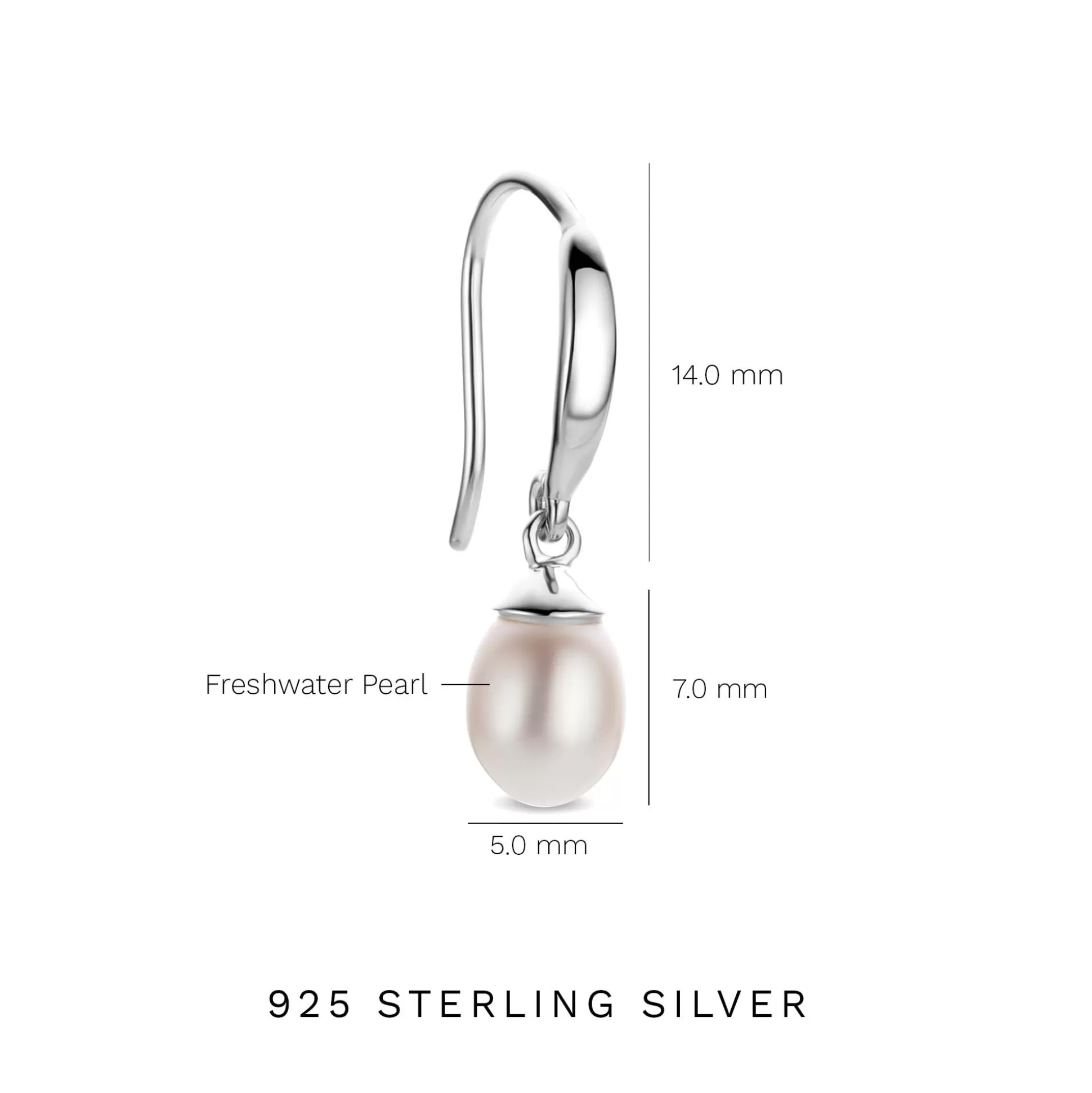 Online Brioso Cortona Ambra Orecchini Pendenti In Argento Sterling 925 Con Perla D'Acqua Dolce Orecchini