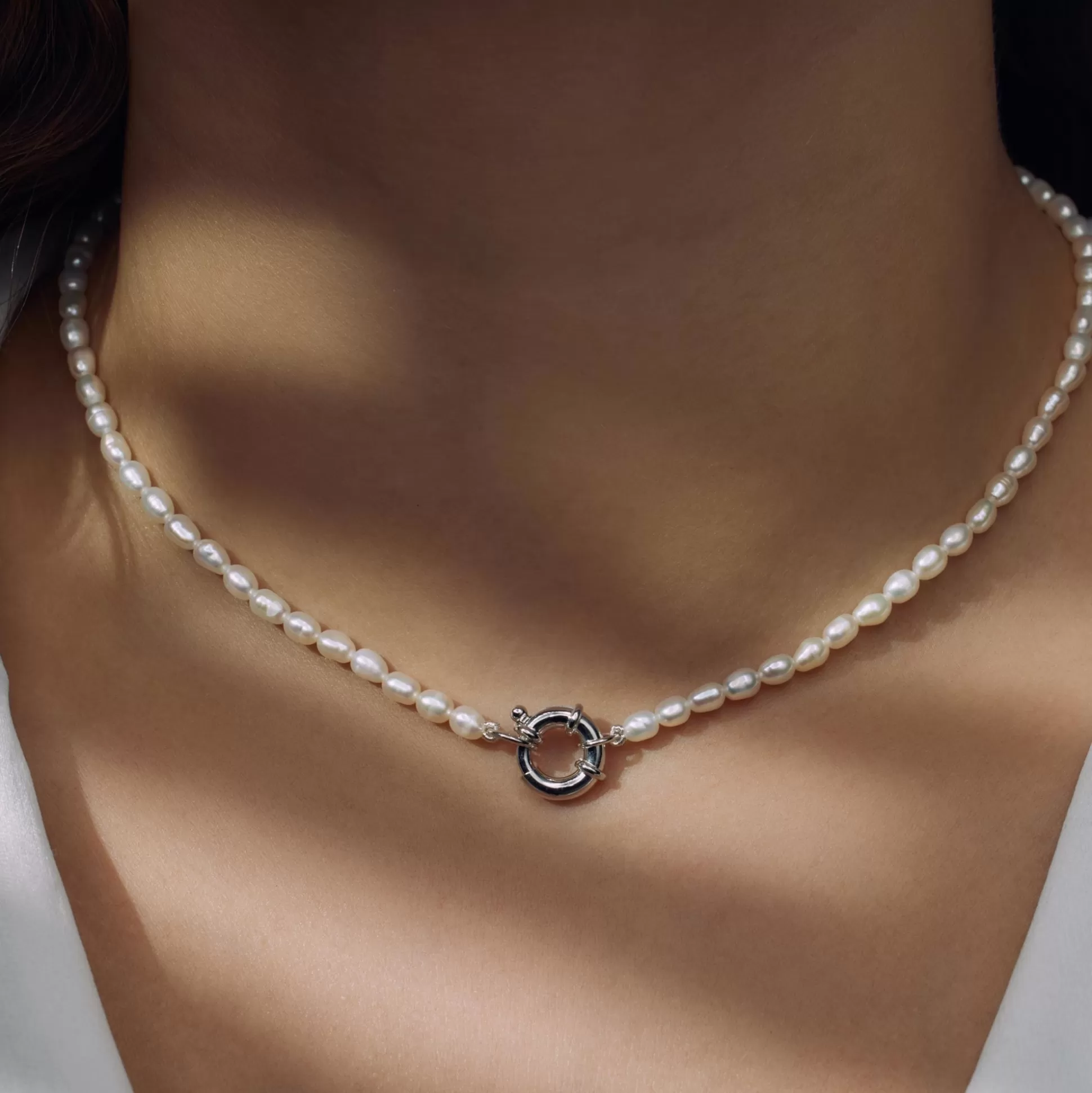 Best Brioso Cortona Bella Collana Di Perle In Argento Sterling 925 Con Perle D'Acqua Dolce Collane