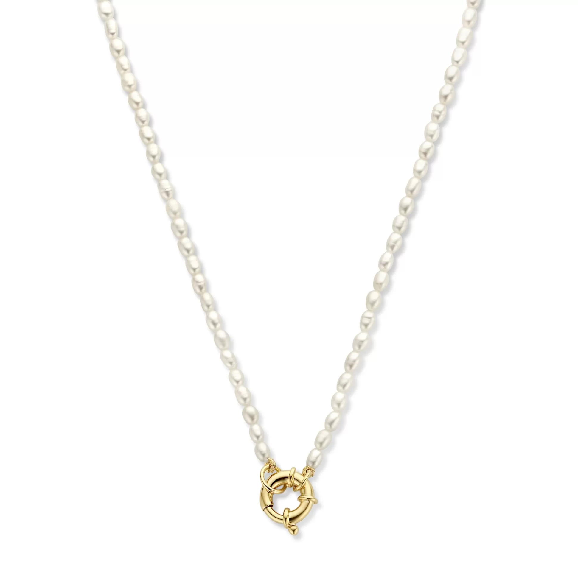 Best Brioso Cortona Bella Collana Di Perle In Argento Sterling 925 Placcata Oro Con Placcatura In Oro 14 Carati Collane