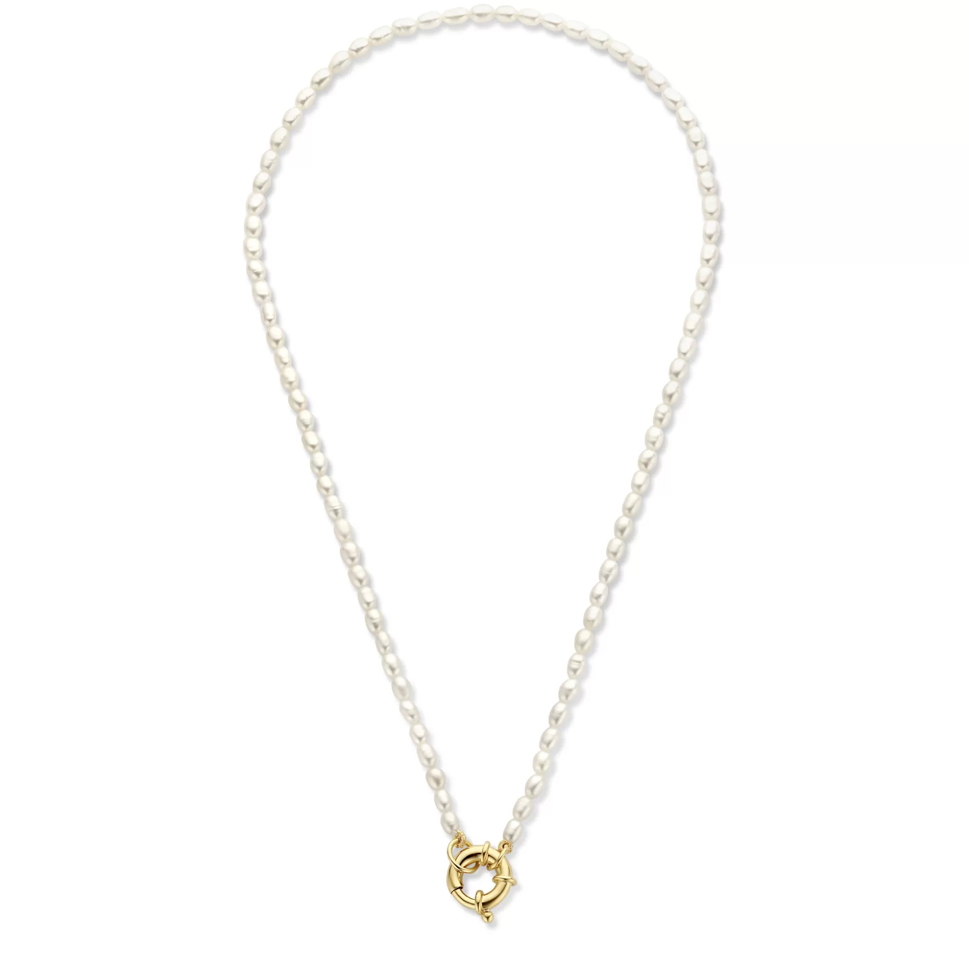 Best Brioso Cortona Bella Collana Di Perle In Argento Sterling 925 Placcata Oro Con Placcatura In Oro 14 Carati Collane