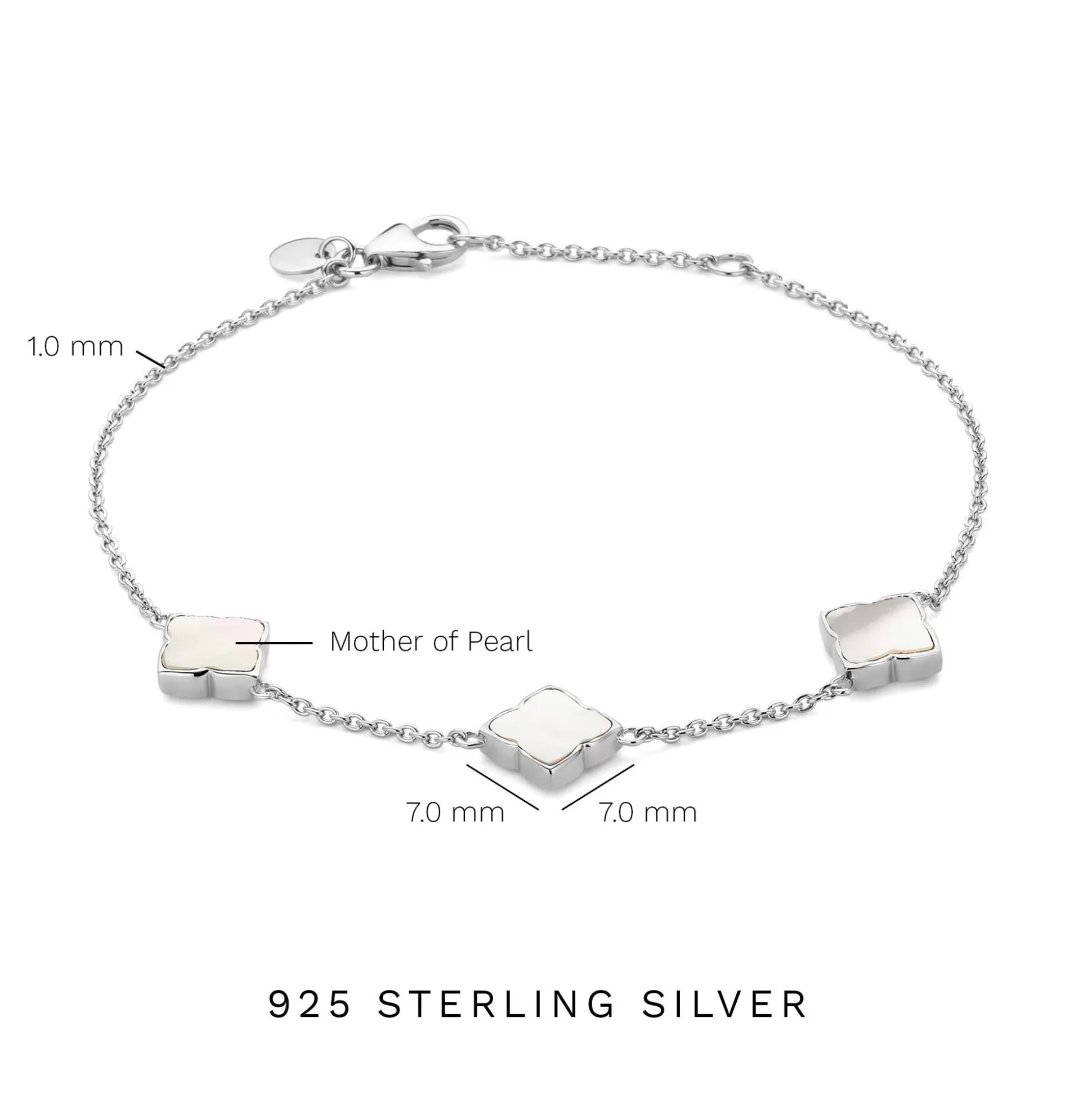 Best Sale Brioso Cortona Dara Bracciale In Argento Sterling 925 Con Madreperla Bracciali
