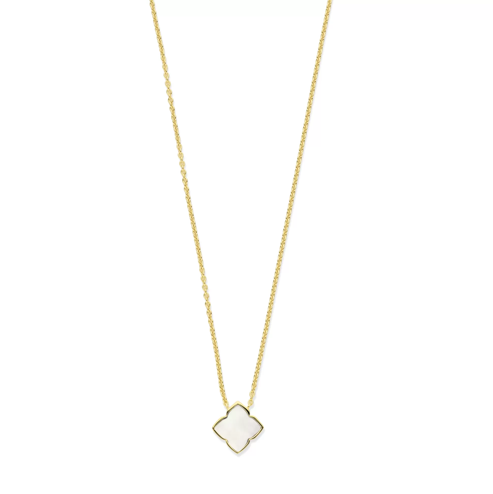 Cheap Brioso Cortona Dara Collana In Argento Sterling 925 Placcata Oro Con Madreperla Collane