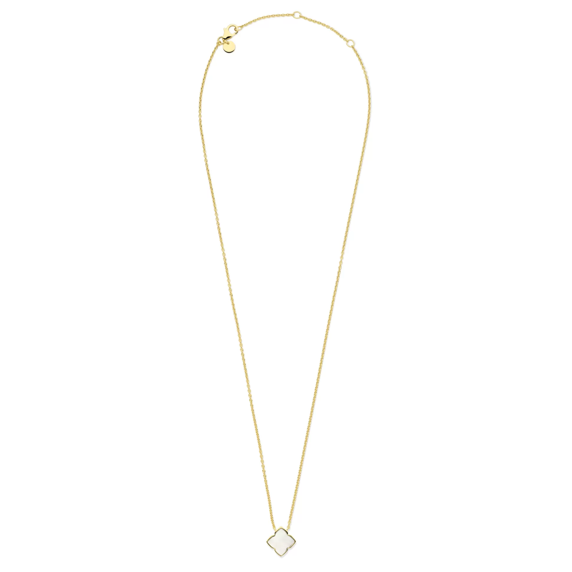 Cheap Brioso Cortona Dara Collana In Argento Sterling 925 Placcata Oro Con Madreperla Collane