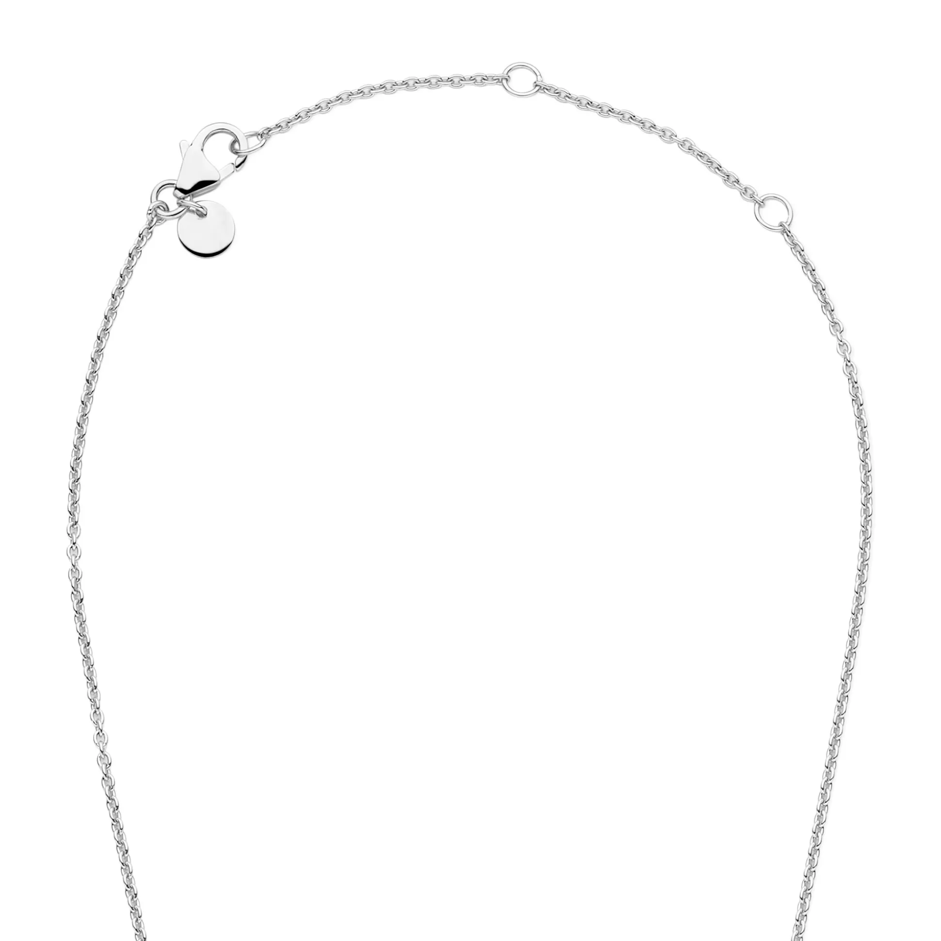 Best Brioso Cortona Giulia Collana In Argento Sterling 925 Con Onice Nero Collane