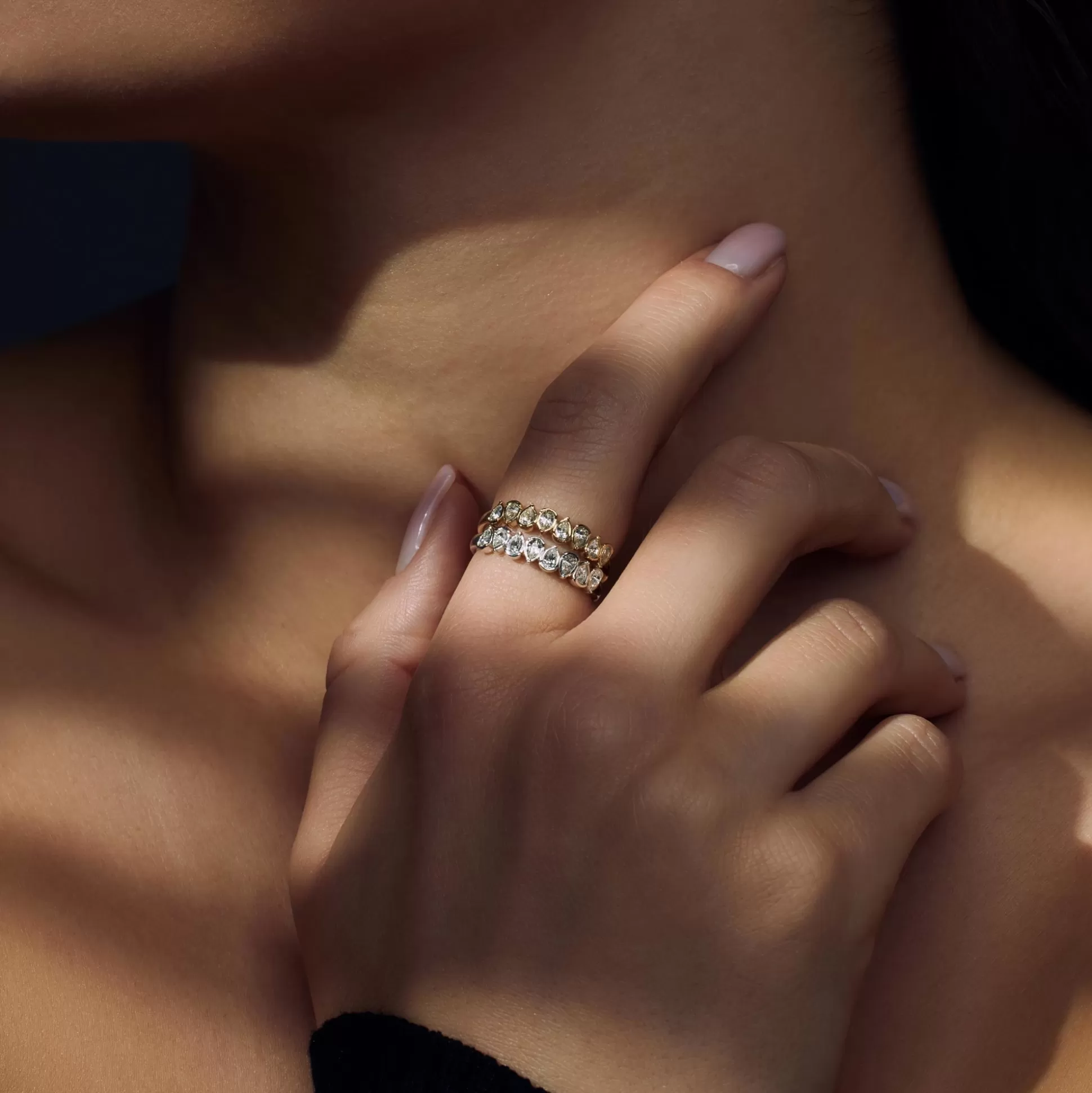 Sale Cento Luci Natalia Anello In Argento Sterling 925 Con Cristallo Prezioso Anelli