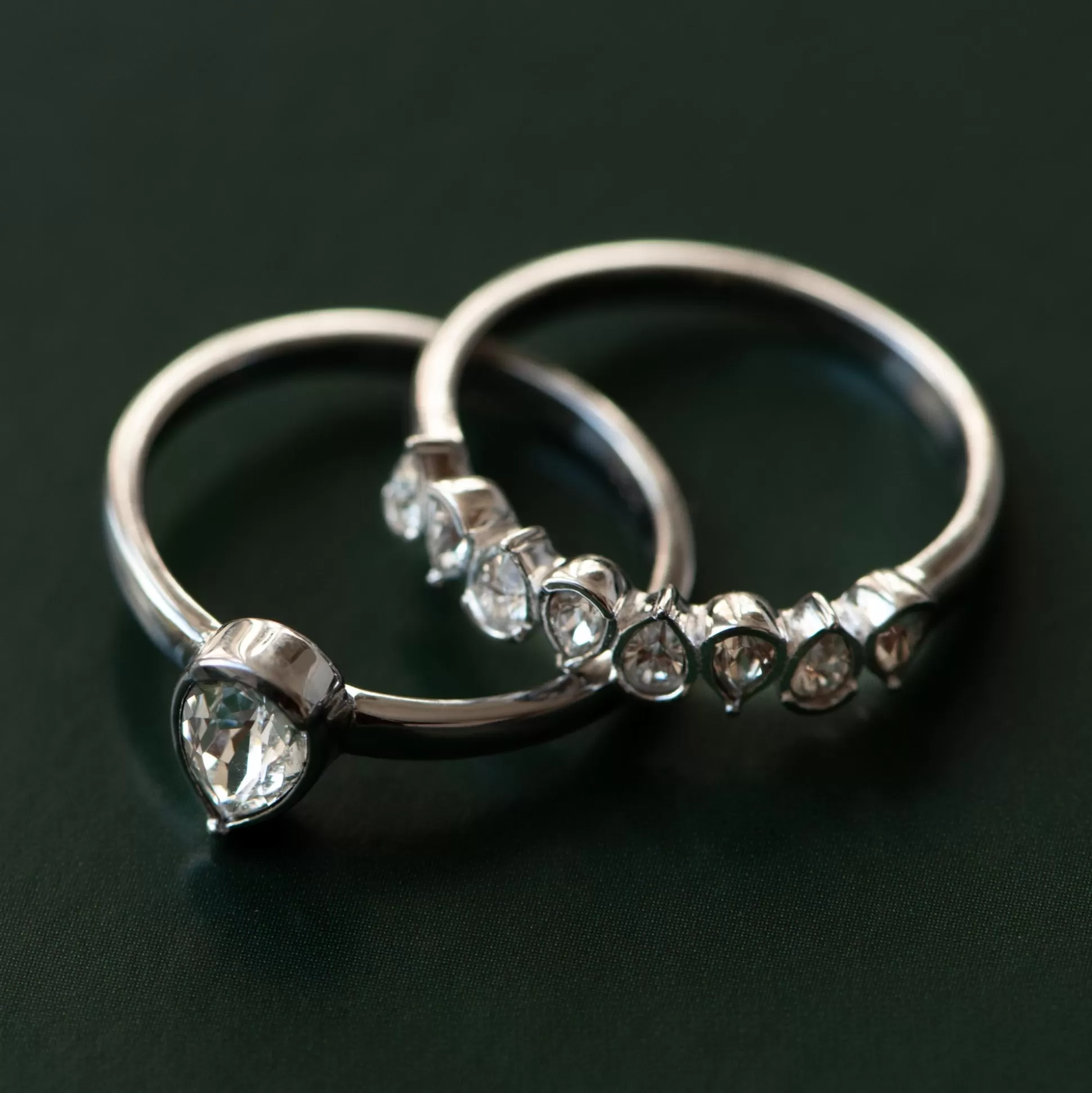 Sale Cento Luci Natalia Anello In Argento Sterling 925 Con Cristallo Prezioso Anelli