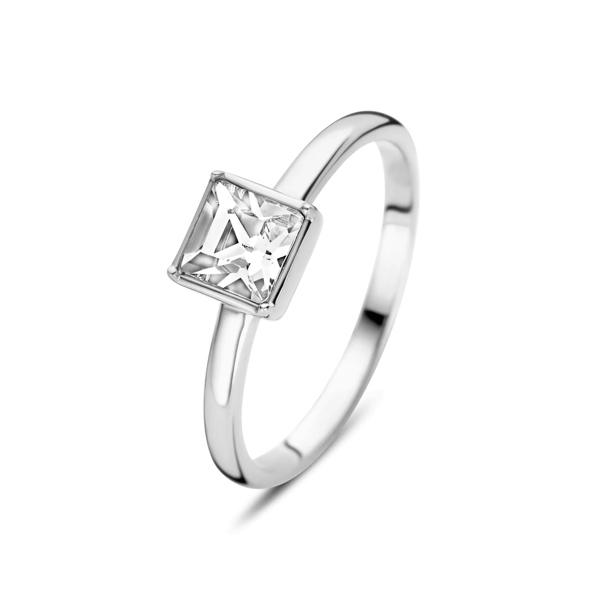 Online Cento Luci Perla Anello In Argento Sterling 925 Con Cristallo Prezioso Anelli