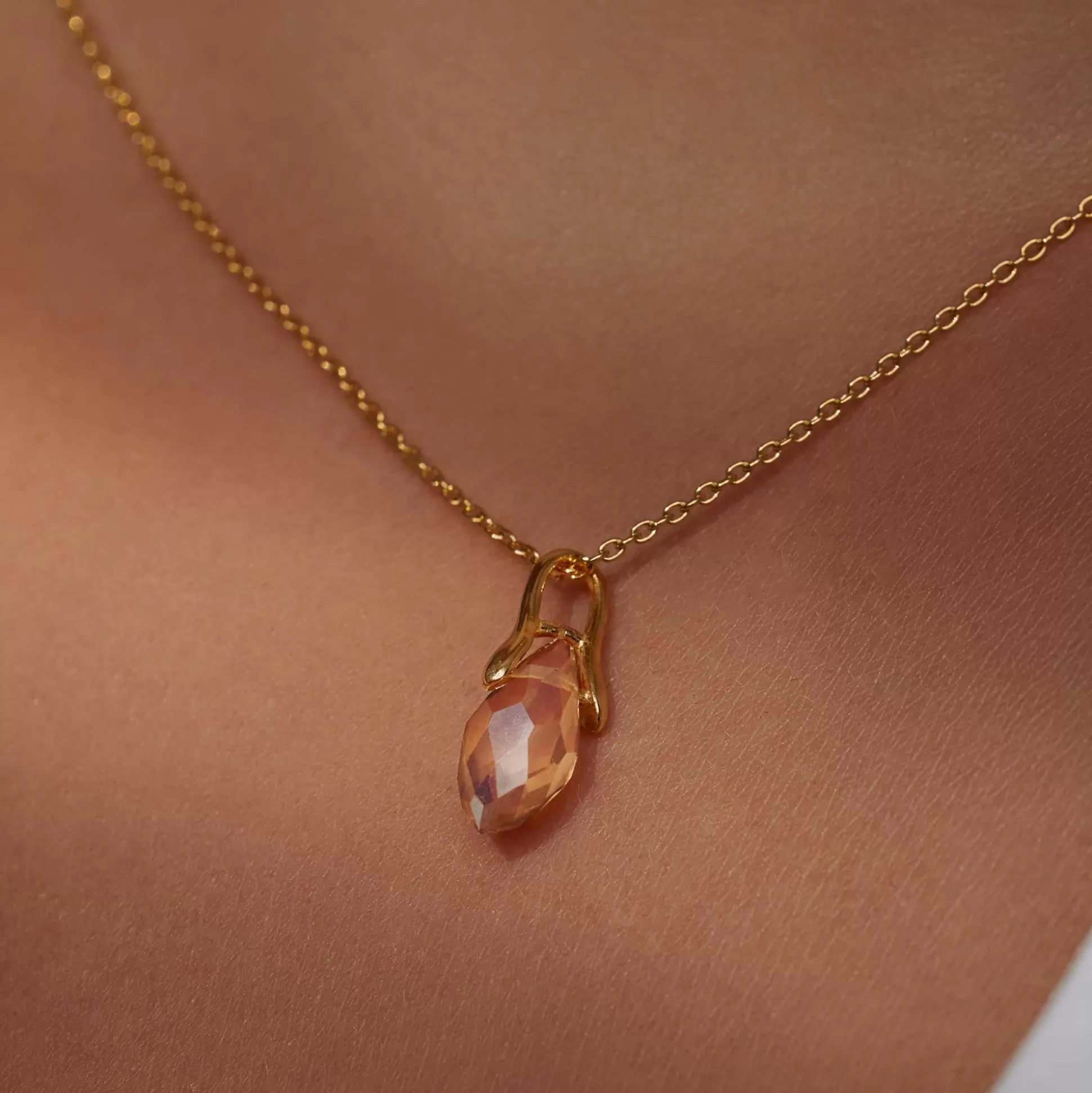 Store La Sirena Ombrone Collana In Argento Sterling 925 Placcate Oro Con Placcatura In Oro 14 Carati Collane