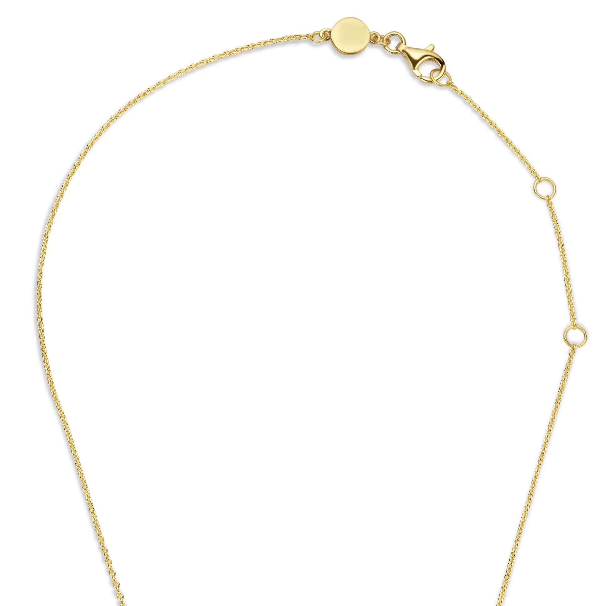 Store La Sirena Ombrone Collana In Argento Sterling 925 Placcate Oro Con Placcatura In Oro 14 Carati Collane