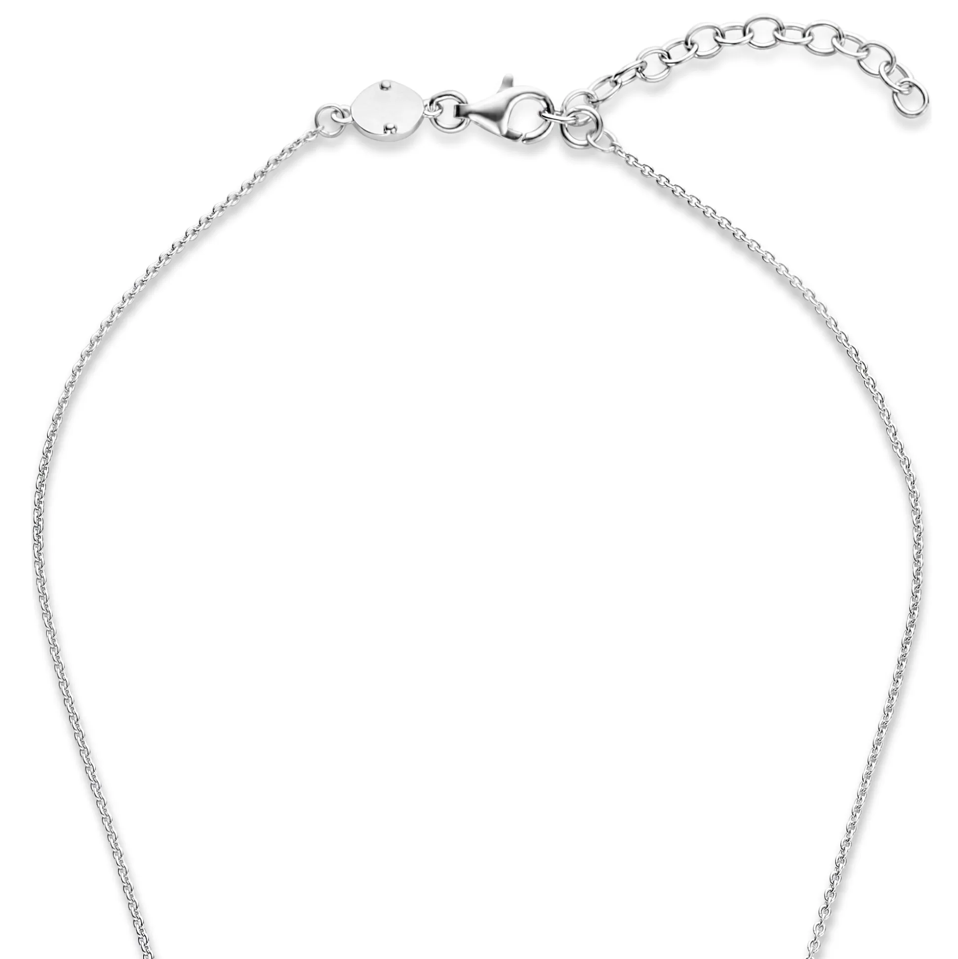 Store Mia Colore Azure Collana In Argento Sterling 925 Con Pietra Zircone Blu Collane