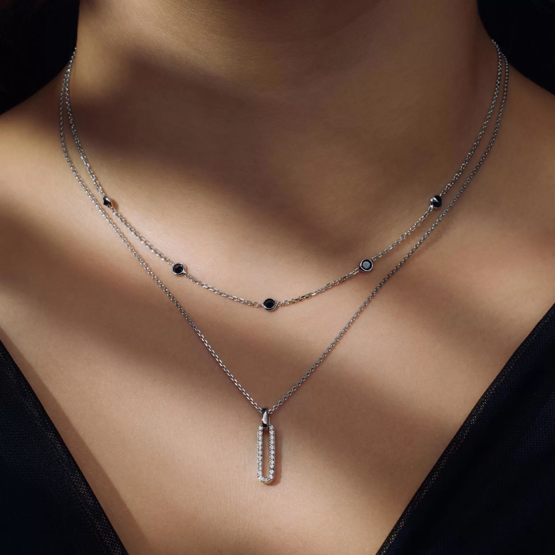 Cheap Ponte Vecchio Cartolina Collana In Argento Sterling 925 Con Pietre Zircone Collane
