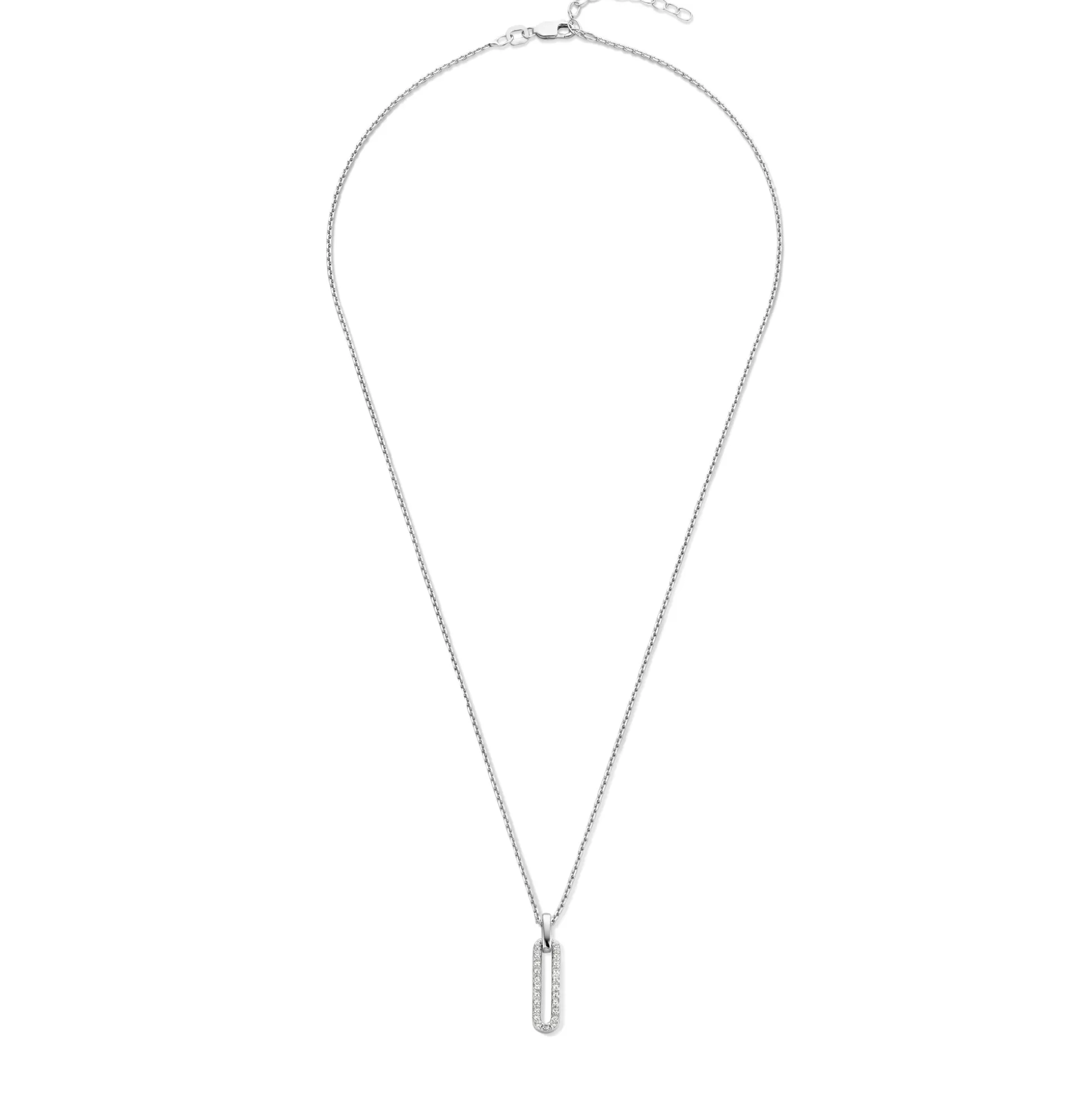 Cheap Ponte Vecchio Cartolina Collana In Argento Sterling 925 Con Pietre Zircone Collane