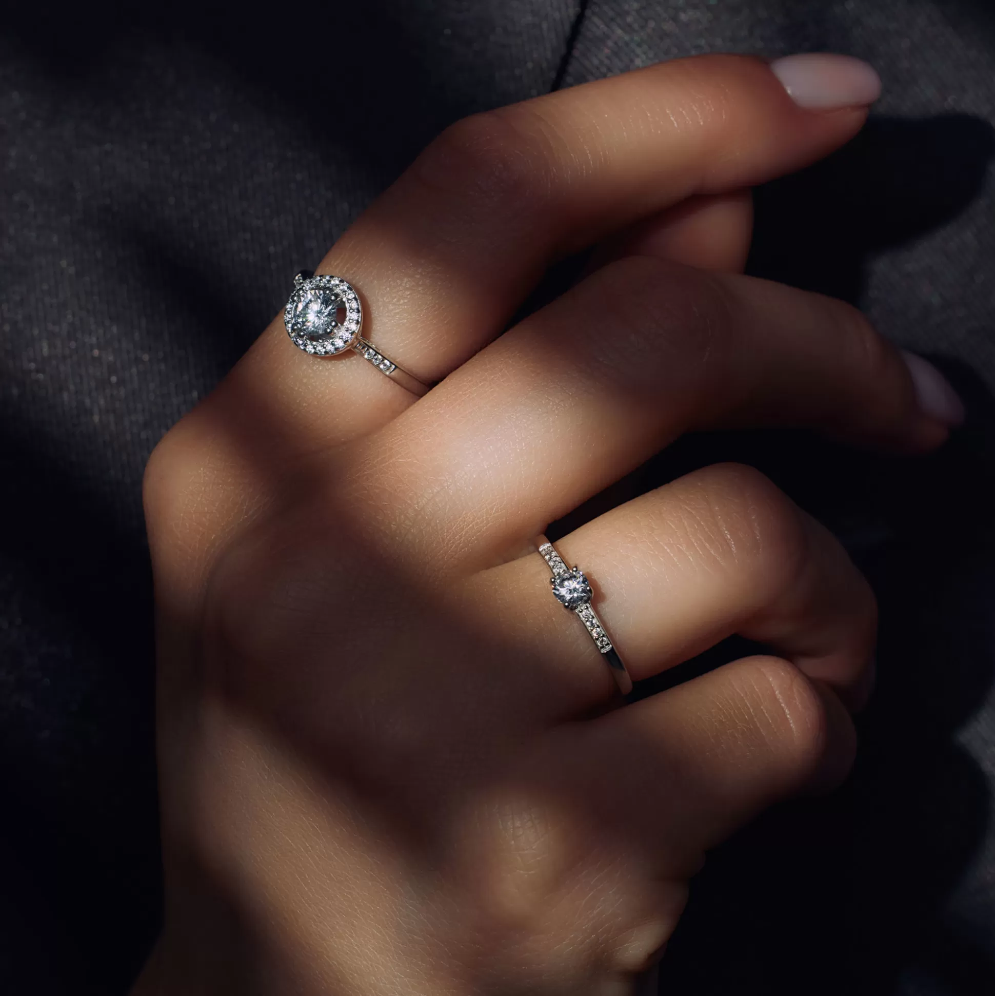 Shop Ponte Vecchio Dalia Anello In Argento Sterling 925 Con Pietra Zircone Anelli