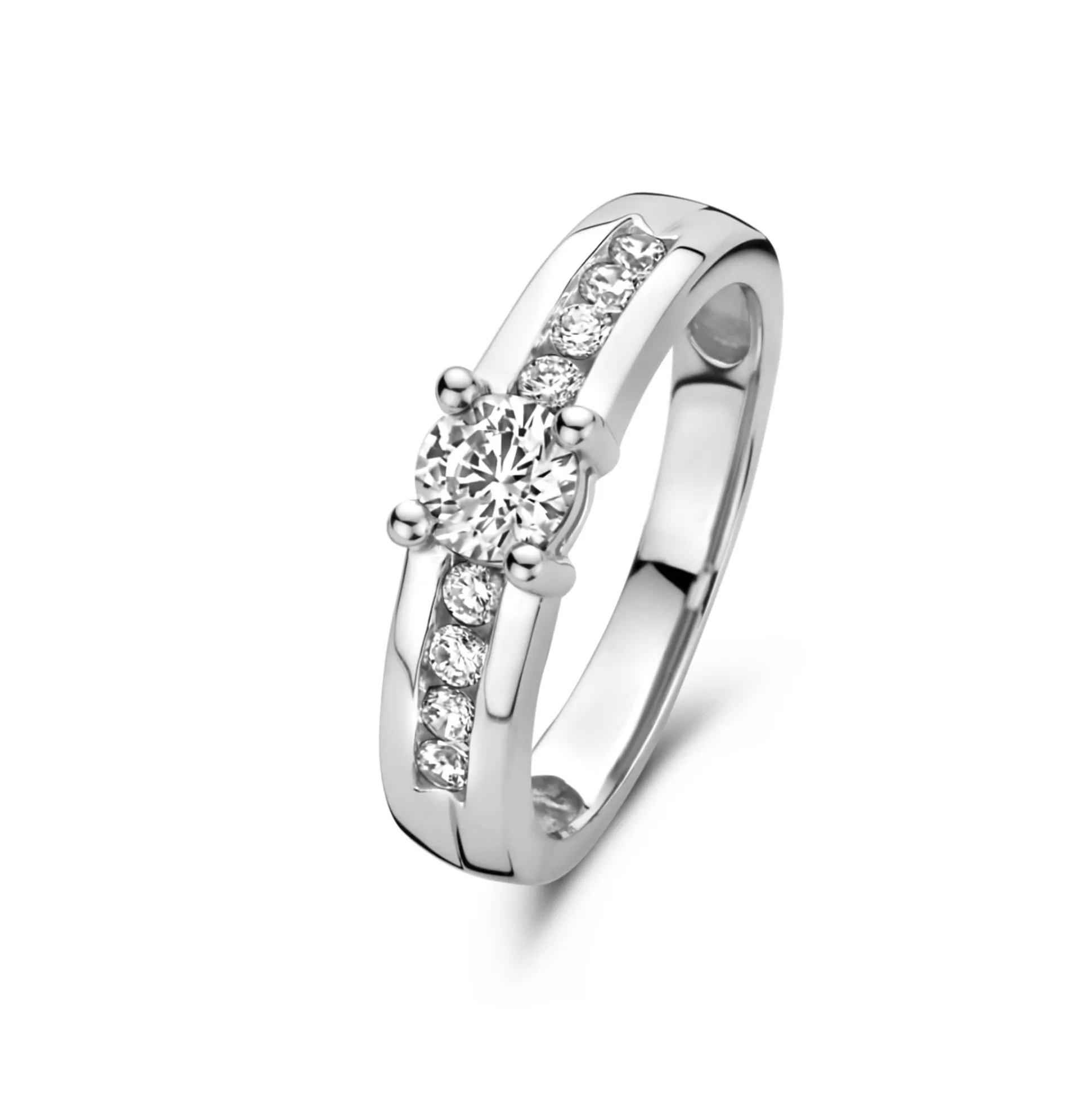 Cheap Ponte Vecchio Santa Trinita Anello In Argento Sterling 925 Con Pietre Zircone Anelli