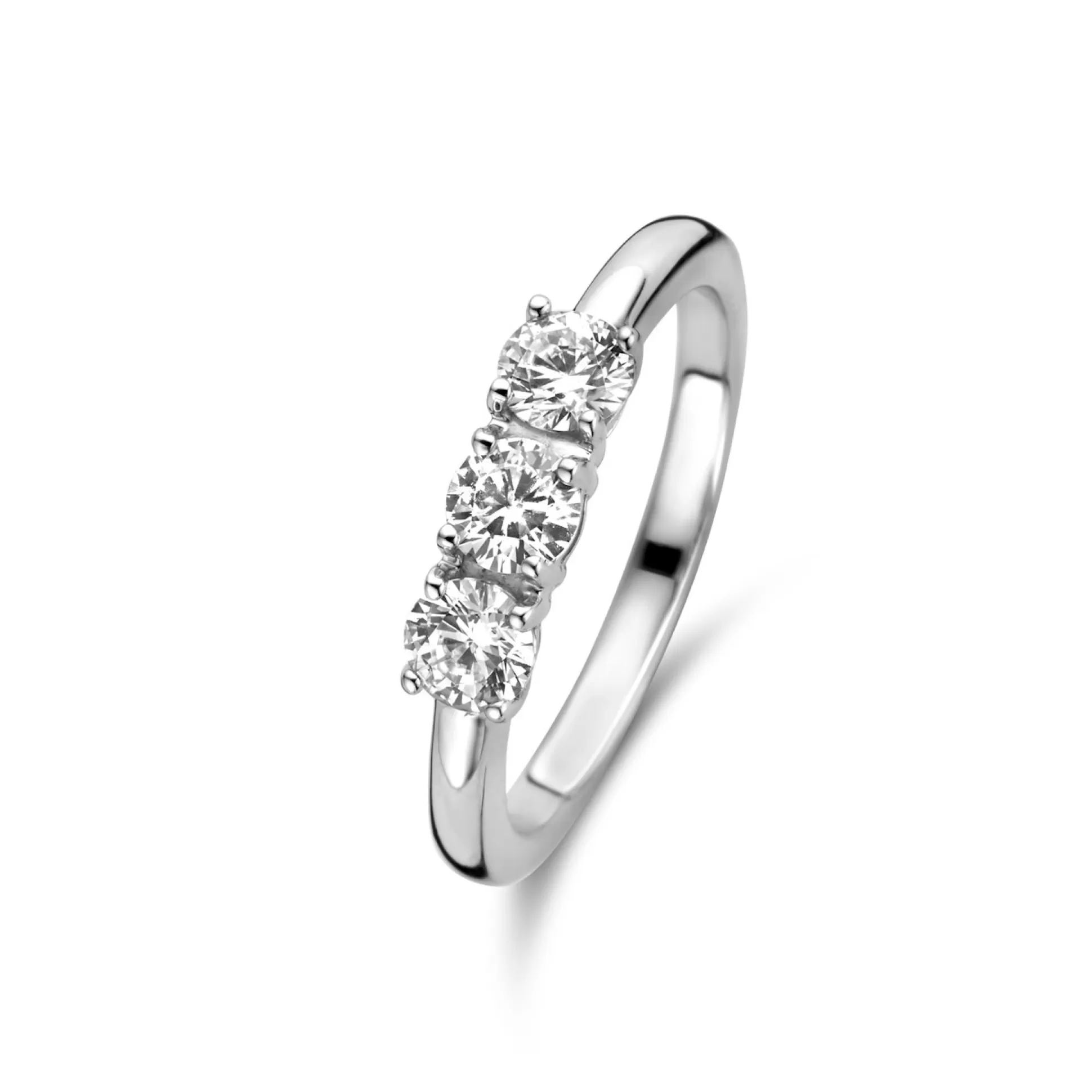 Fashion Ponte Vecchio Santa Trinita Anello In Argento Sterling 925 Con Pietre Zircone Anelli