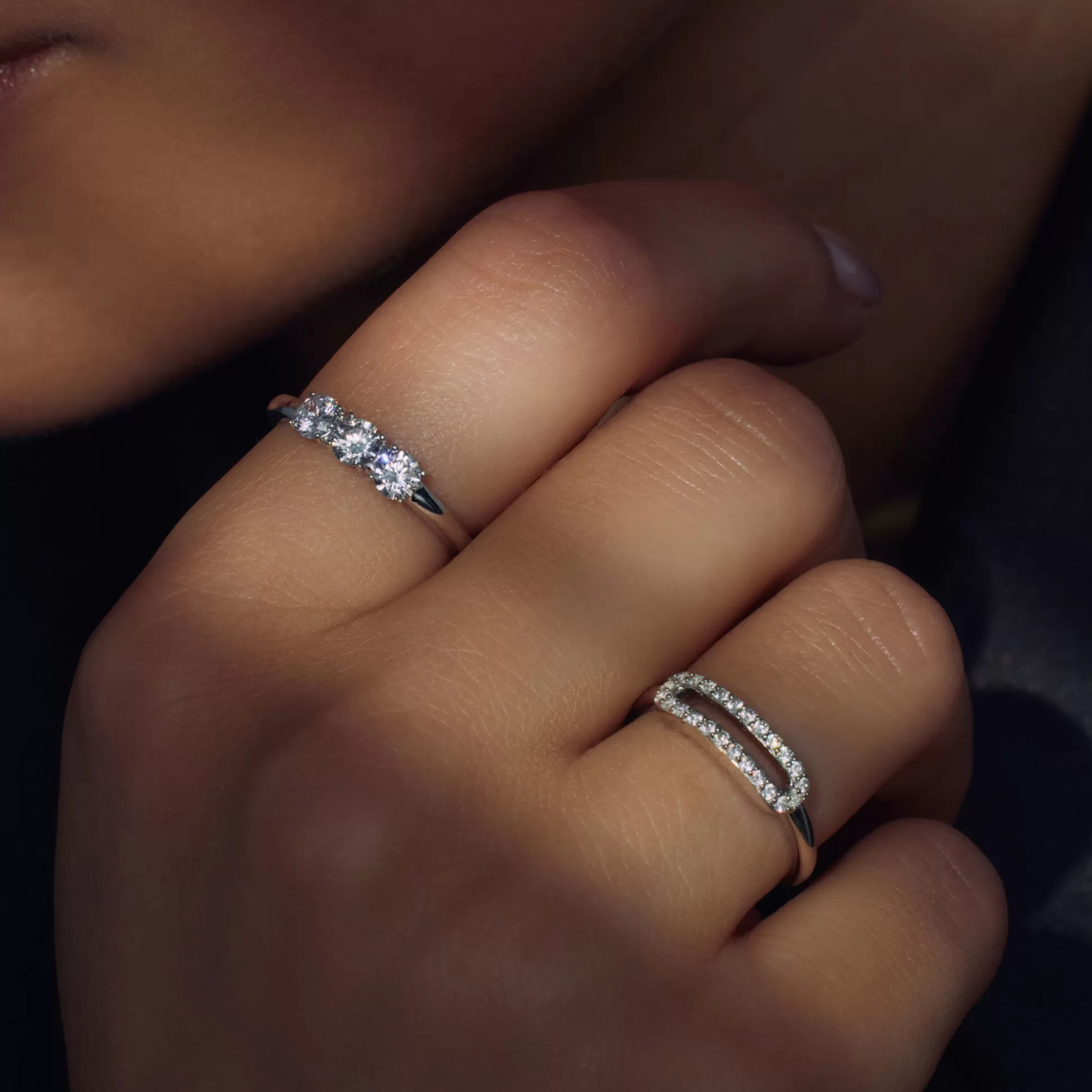 Fashion Ponte Vecchio Santa Trinita Anello In Argento Sterling 925 Con Pietre Zircone Anelli