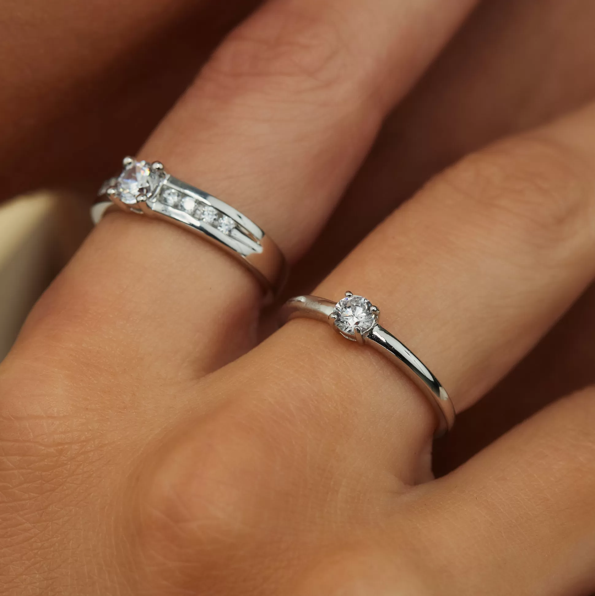 Cheap Ponte Vecchio Santa Trinita Anello In Argento Sterling 925 Con Pietre Zircone Anelli