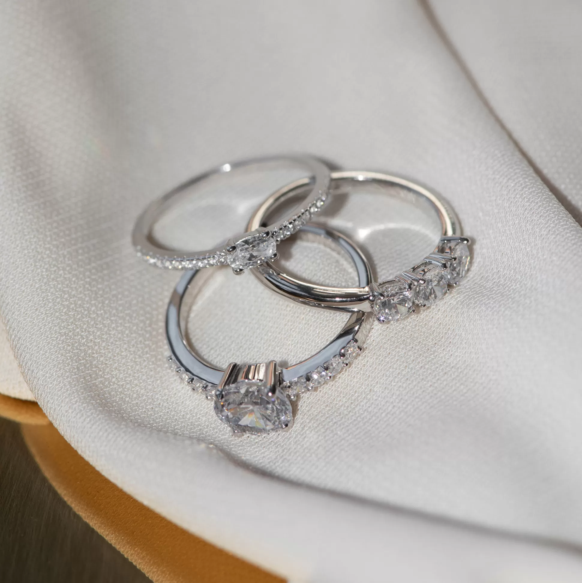 Fashion Ponte Vecchio Santa Trinita Anello In Argento Sterling 925 Con Pietre Zircone Anelli