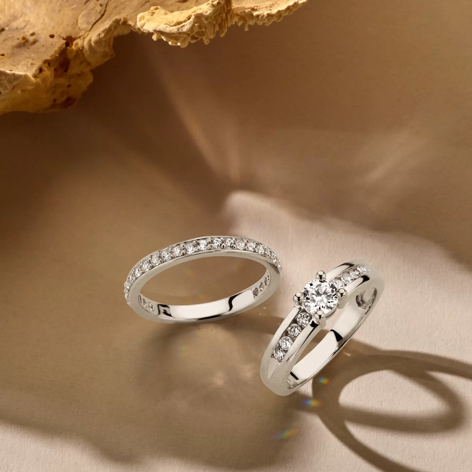 Cheap Ponte Vecchio Santa Trinita Anello In Argento Sterling 925 Con Pietre Zircone Anelli