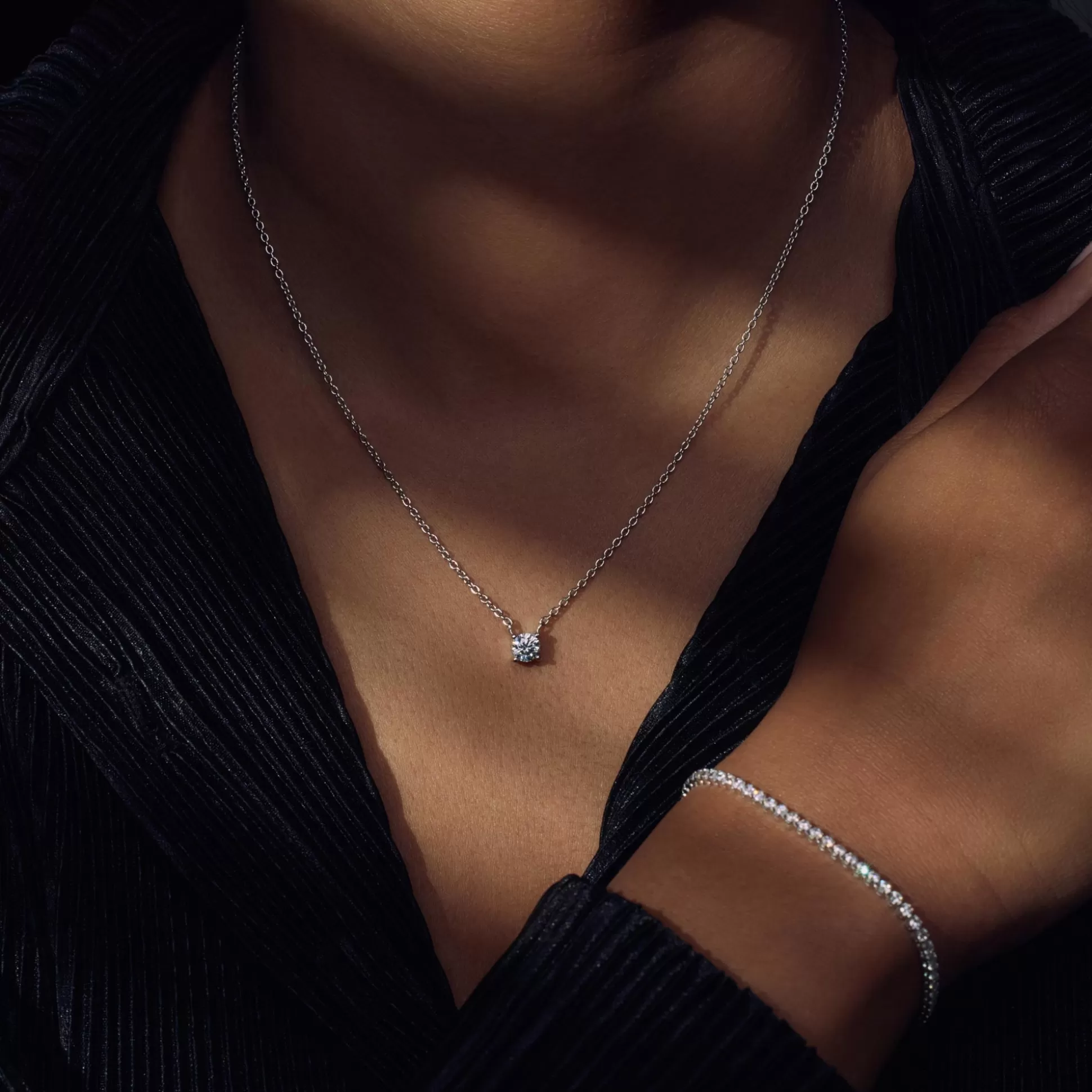 Best Sale Ponte Vecchio Sofia Collana In Argento Sterling 925 Con Pietra Zircone Collane