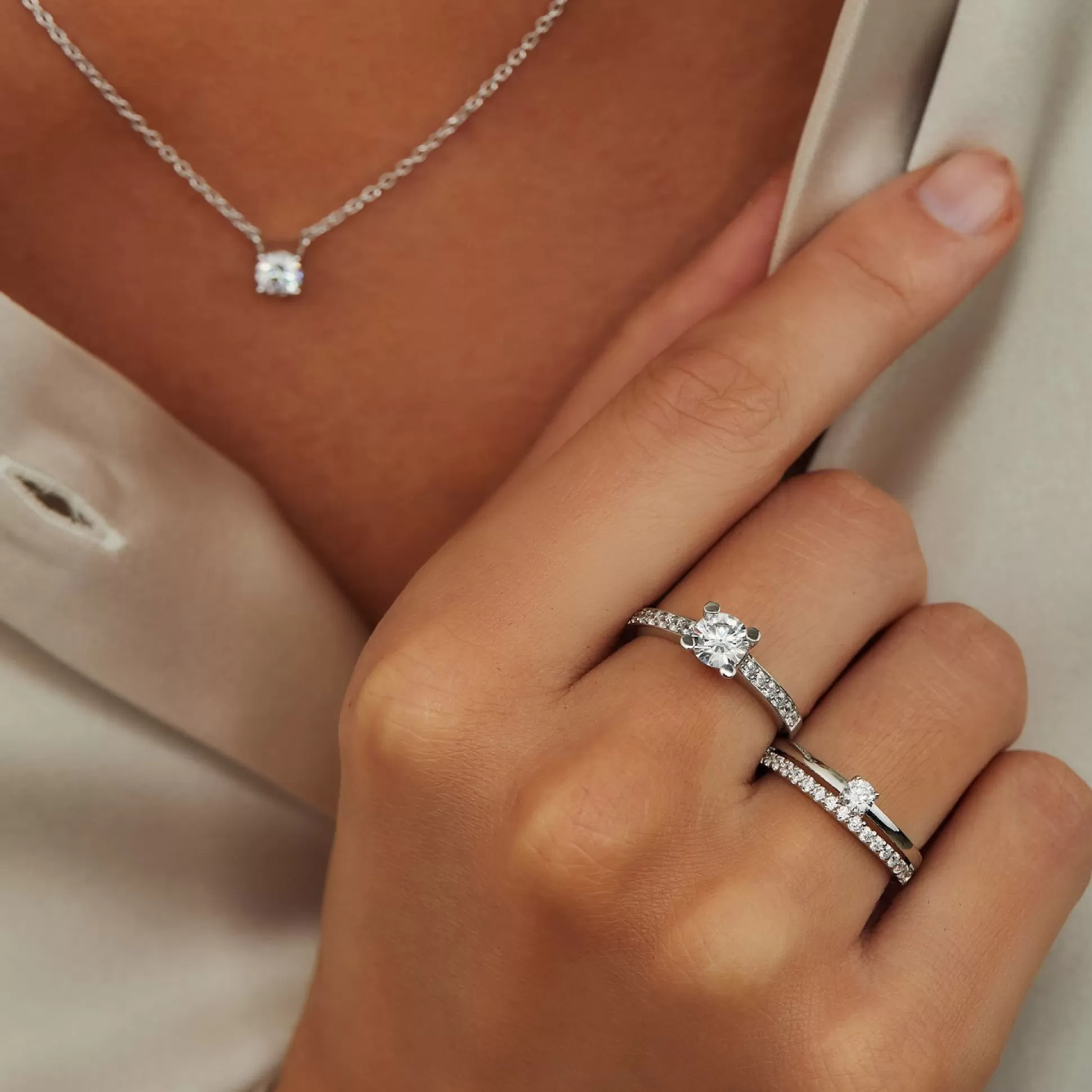 Best Sale Ponte Vecchio Uffizi Anello In Argento Sterling 925 Con Pietra Zircone Anelli