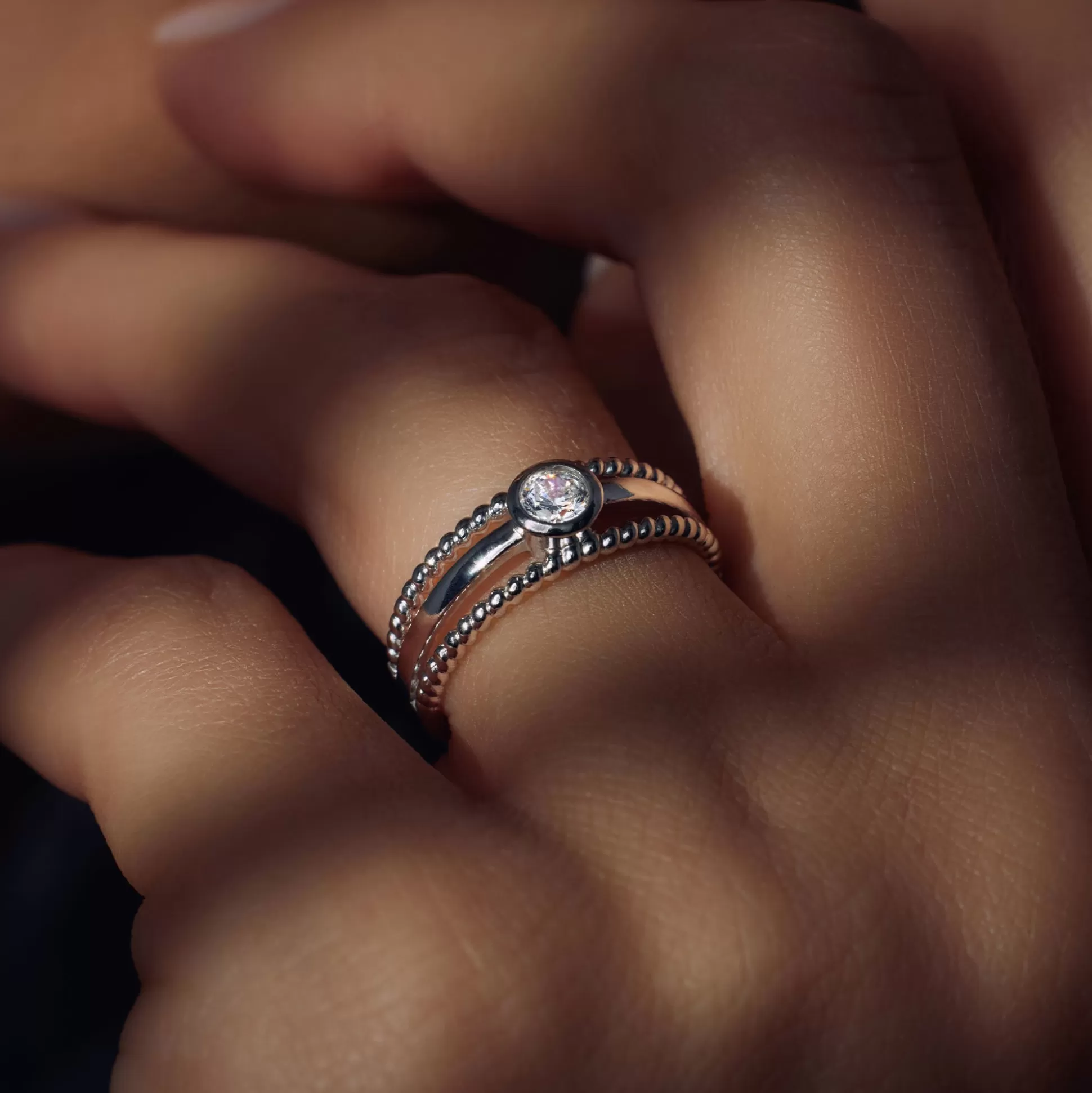 Hot Ponte Vecchio Uffizi Anello In Argento Sterling 925 Con Pietra Zircone Anelli