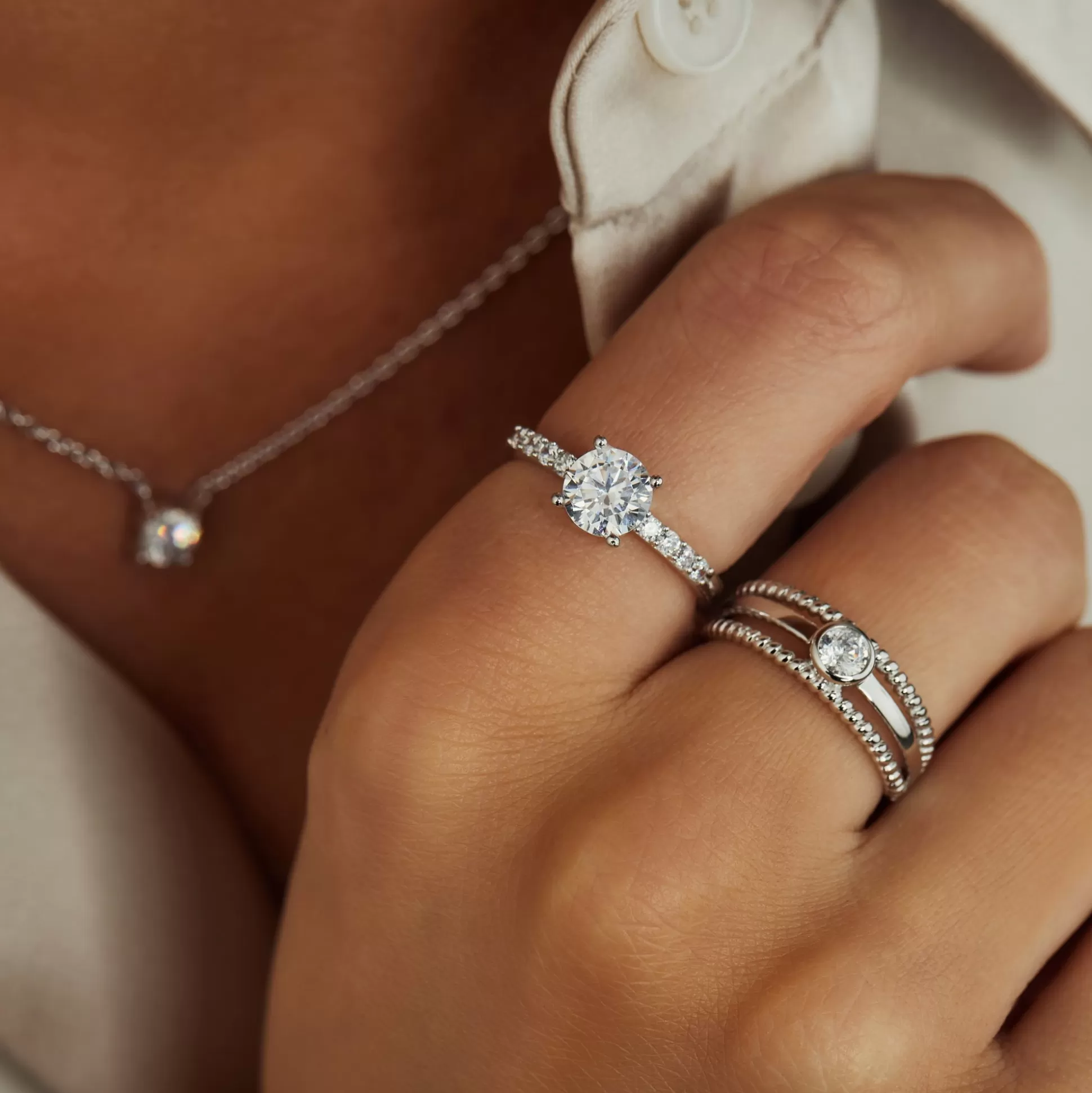 Hot Ponte Vecchio Uffizi Anello In Argento Sterling 925 Con Pietra Zircone Anelli