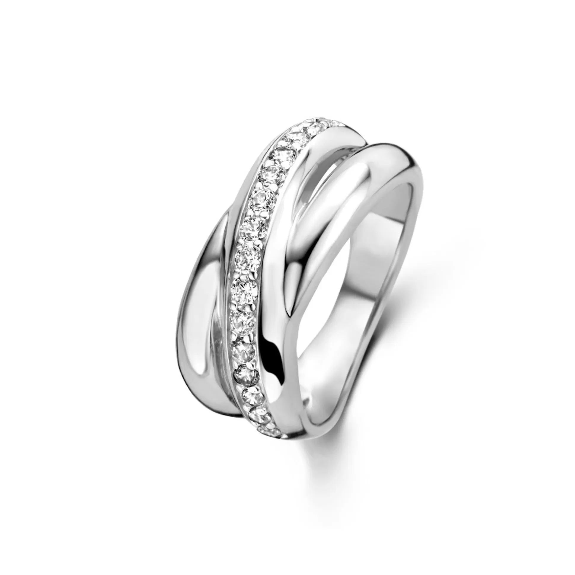 Clearance Ponte Vecchio Vasariano Anello In Argento Sterling 925 Con Pietre Zircone Anelli