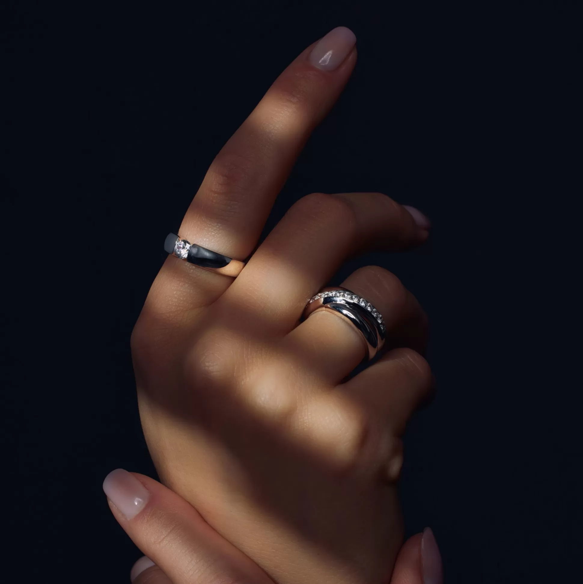 Clearance Ponte Vecchio Vasariano Anello In Argento Sterling 925 Con Pietre Zircone Anelli