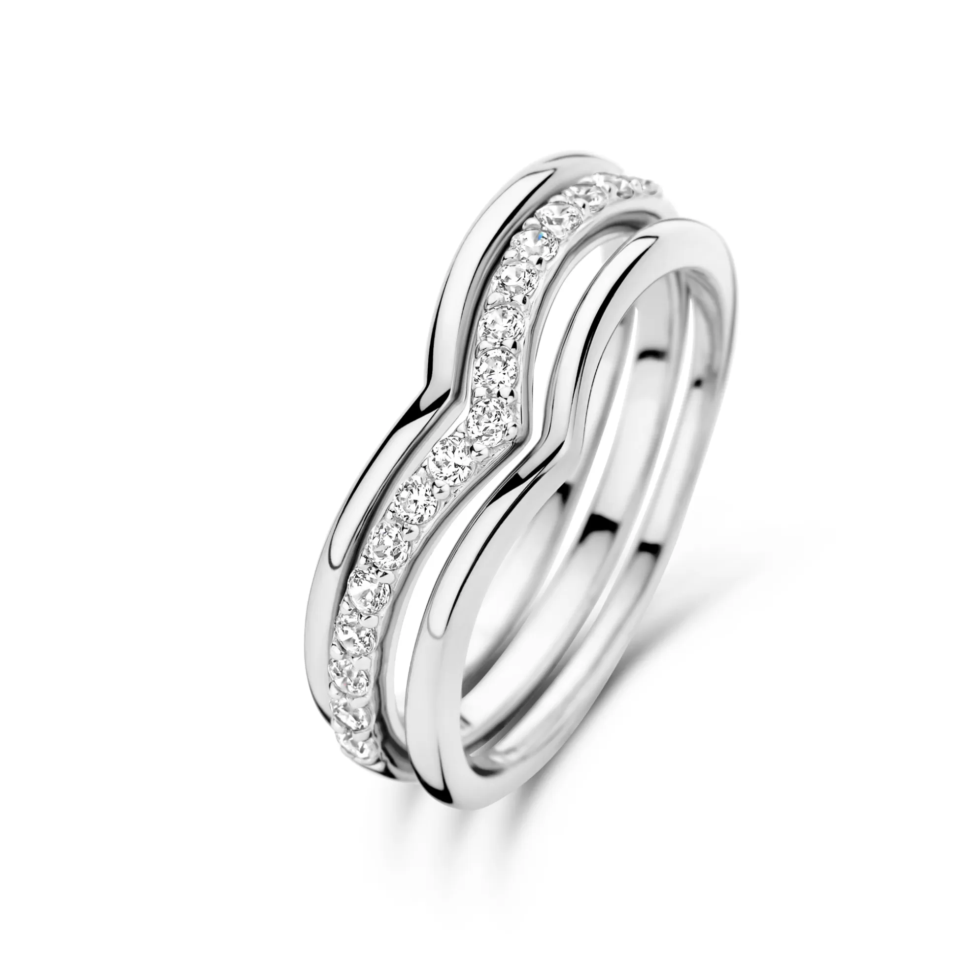 Cheap Santa Maria Della Base Anelli In Argento Sterling 925 Con Pietre Zircone Anelli