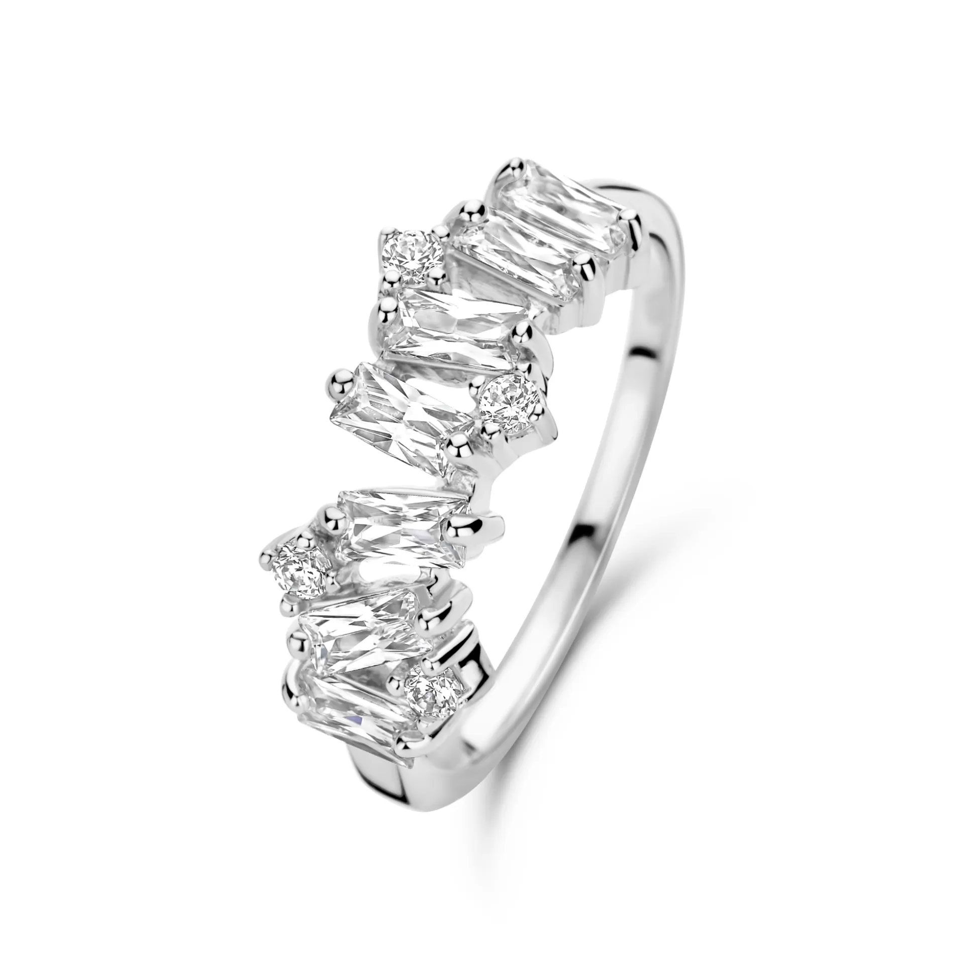 Hot Santa Maria Della Base Anello In Argento Sterling 925 Con Pietre Zircone Anelli