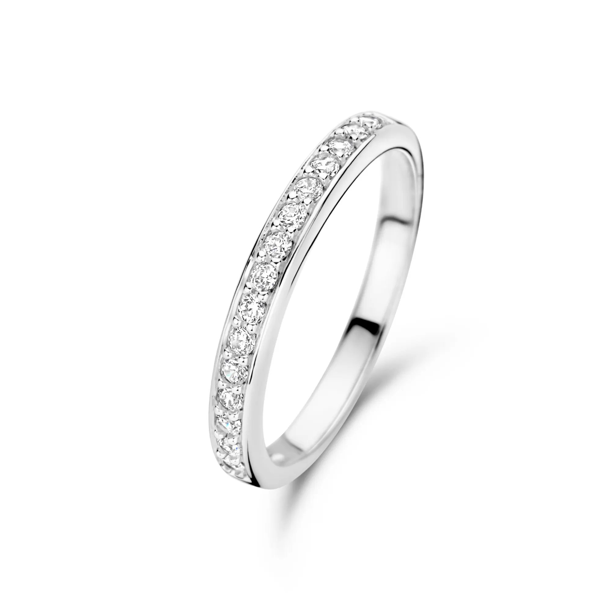 Shop Santa Maria Della Base Anello In Argento Sterling 925 Con Pietre Zircone Anelli