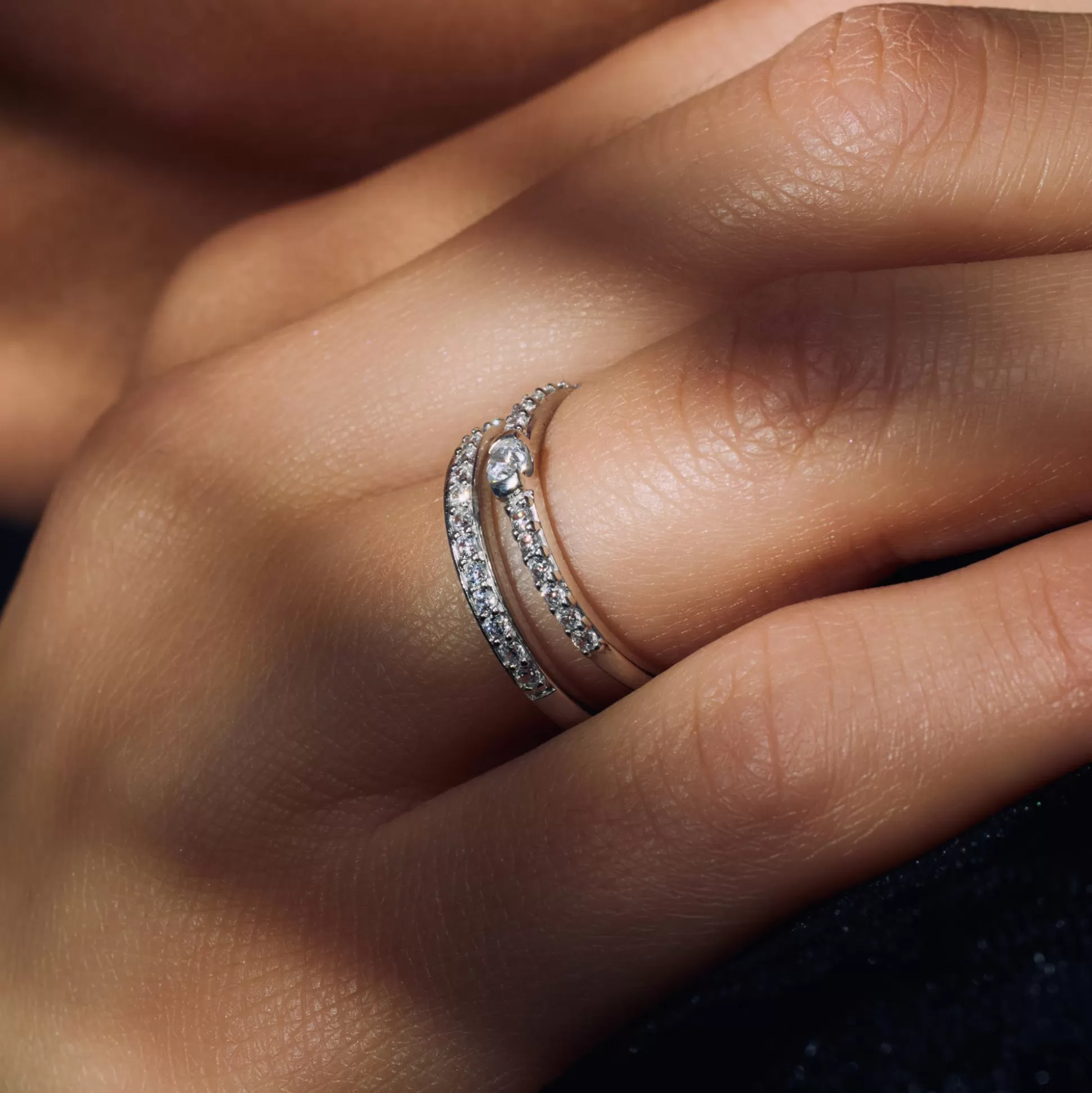 Online Santa Maria Della Base Anello In Argento Sterling 925 Con Pietre Zircone Anelli