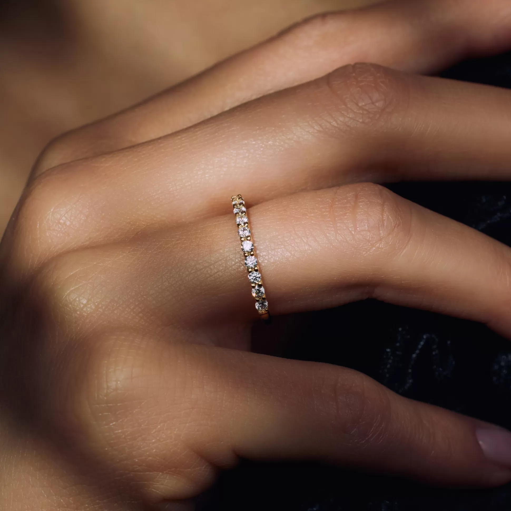 Shop Santa Maria Della Base Anello In Argento Sterling 925 Placcato Oro Con Pietre Zircone Anelli